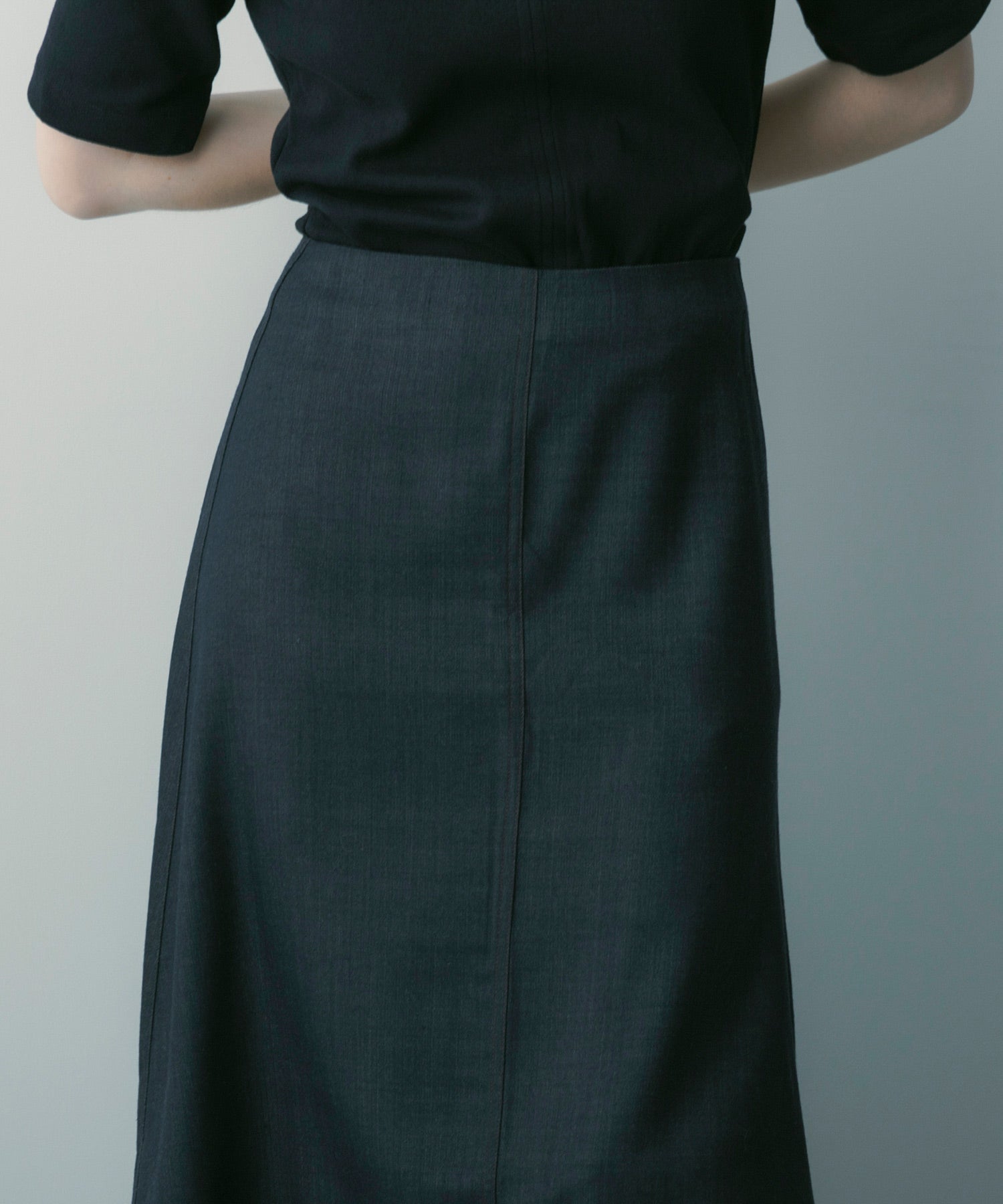 【3月中旬お届け予約商品】ウールブレンド フレアスカート