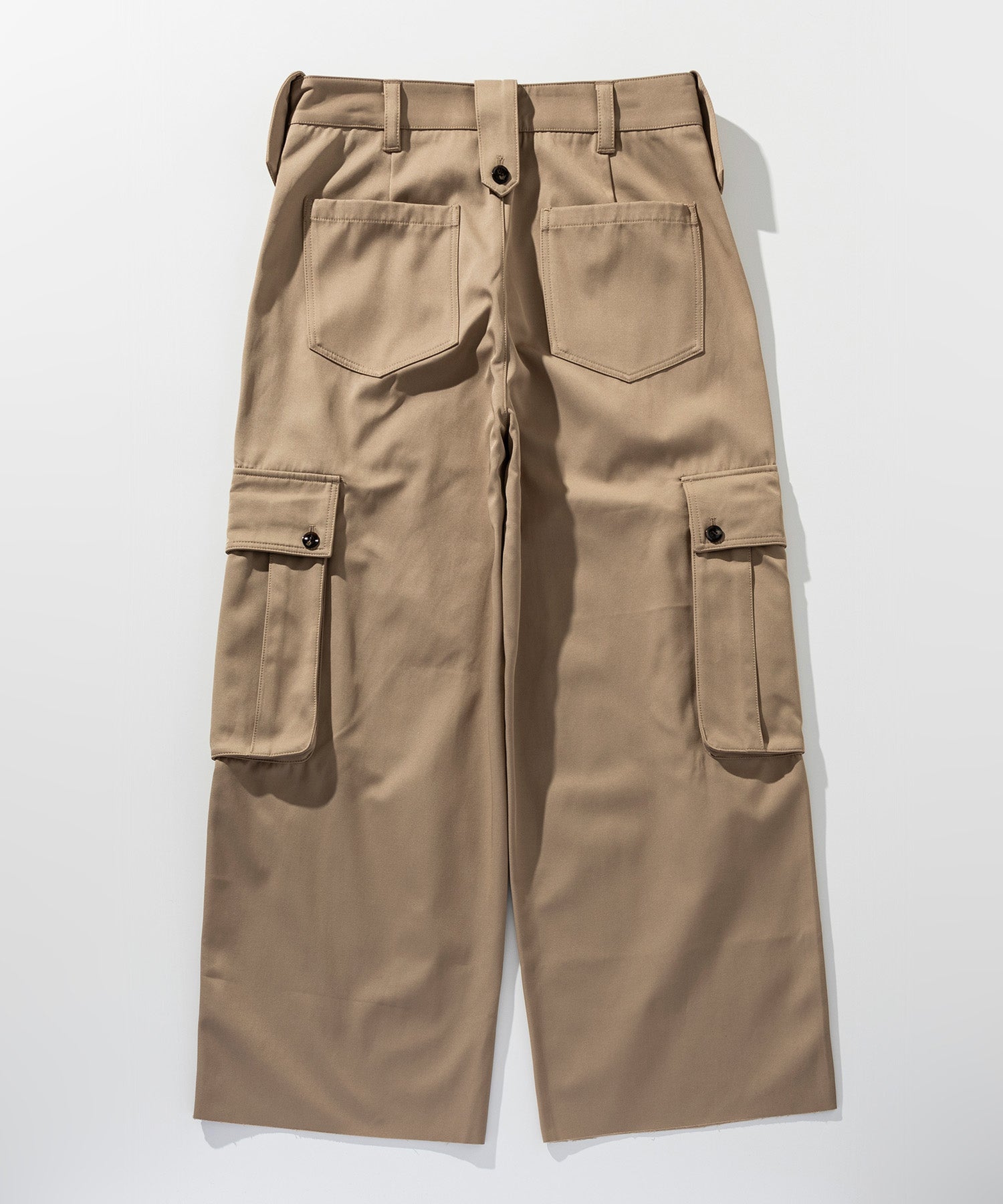 【12月上旬お届け予約商品】ハイウエスト ワイドカーゴパンツ