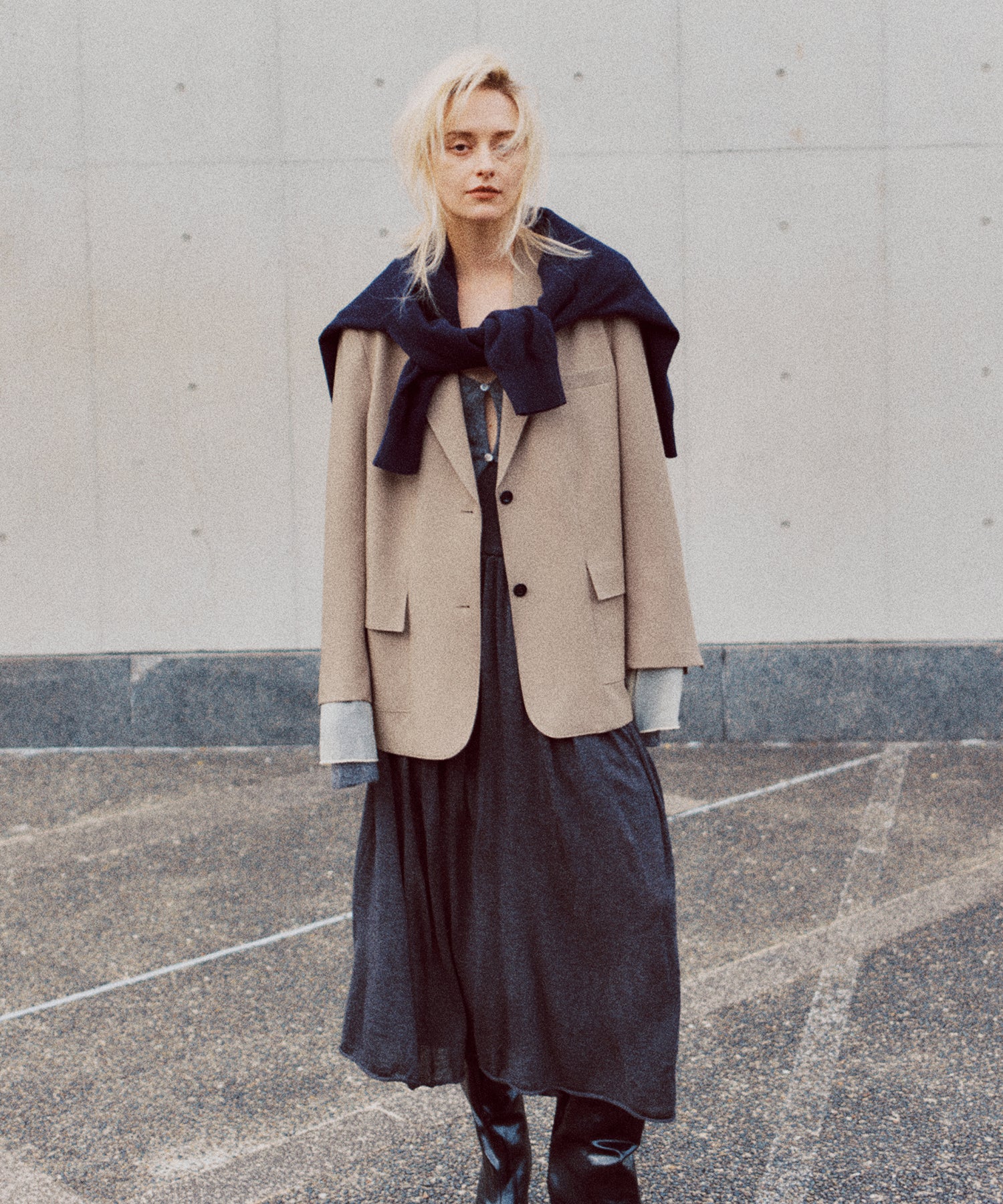 テーラードレイヤードジャケット