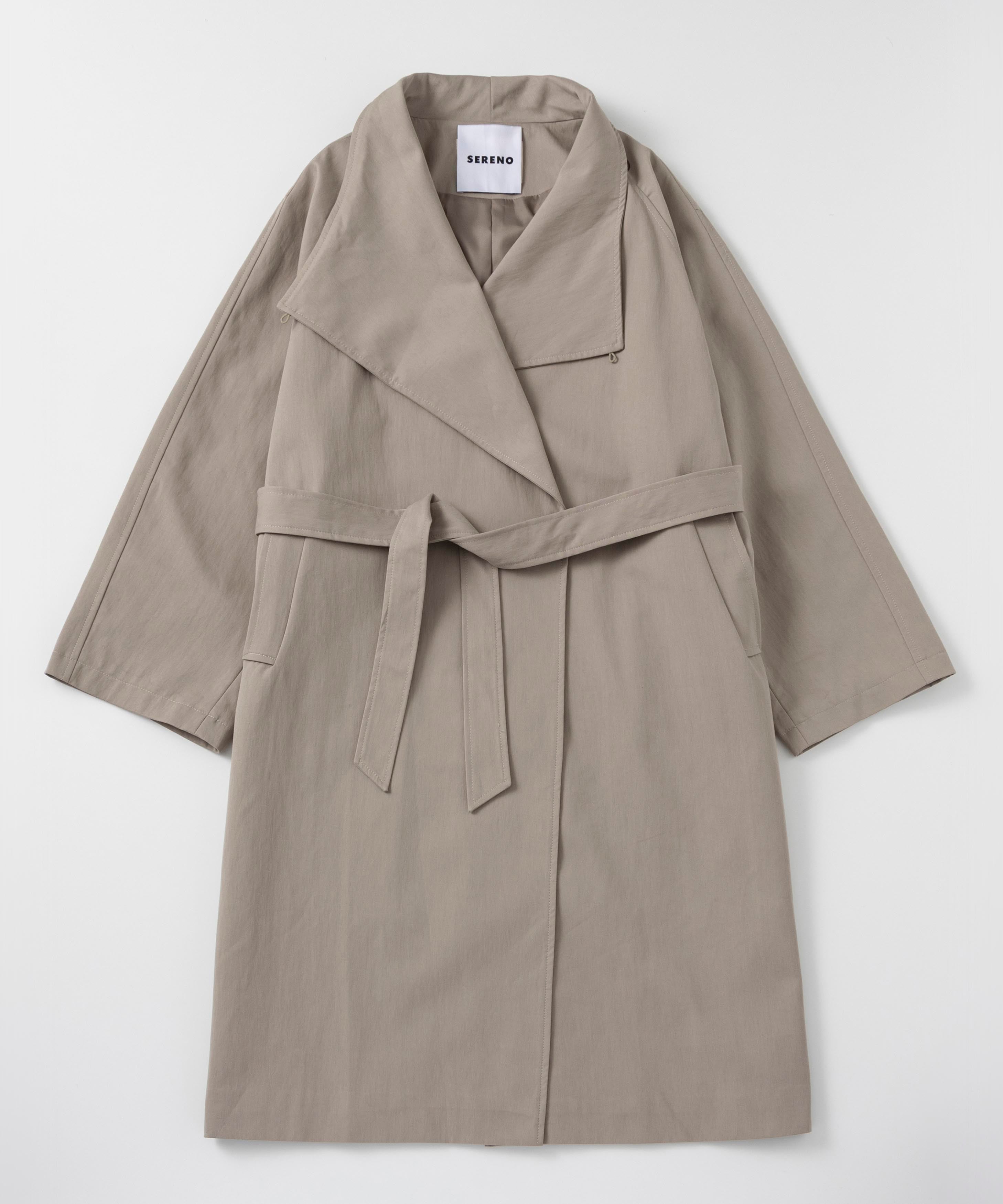 ビッグカラーロングコート