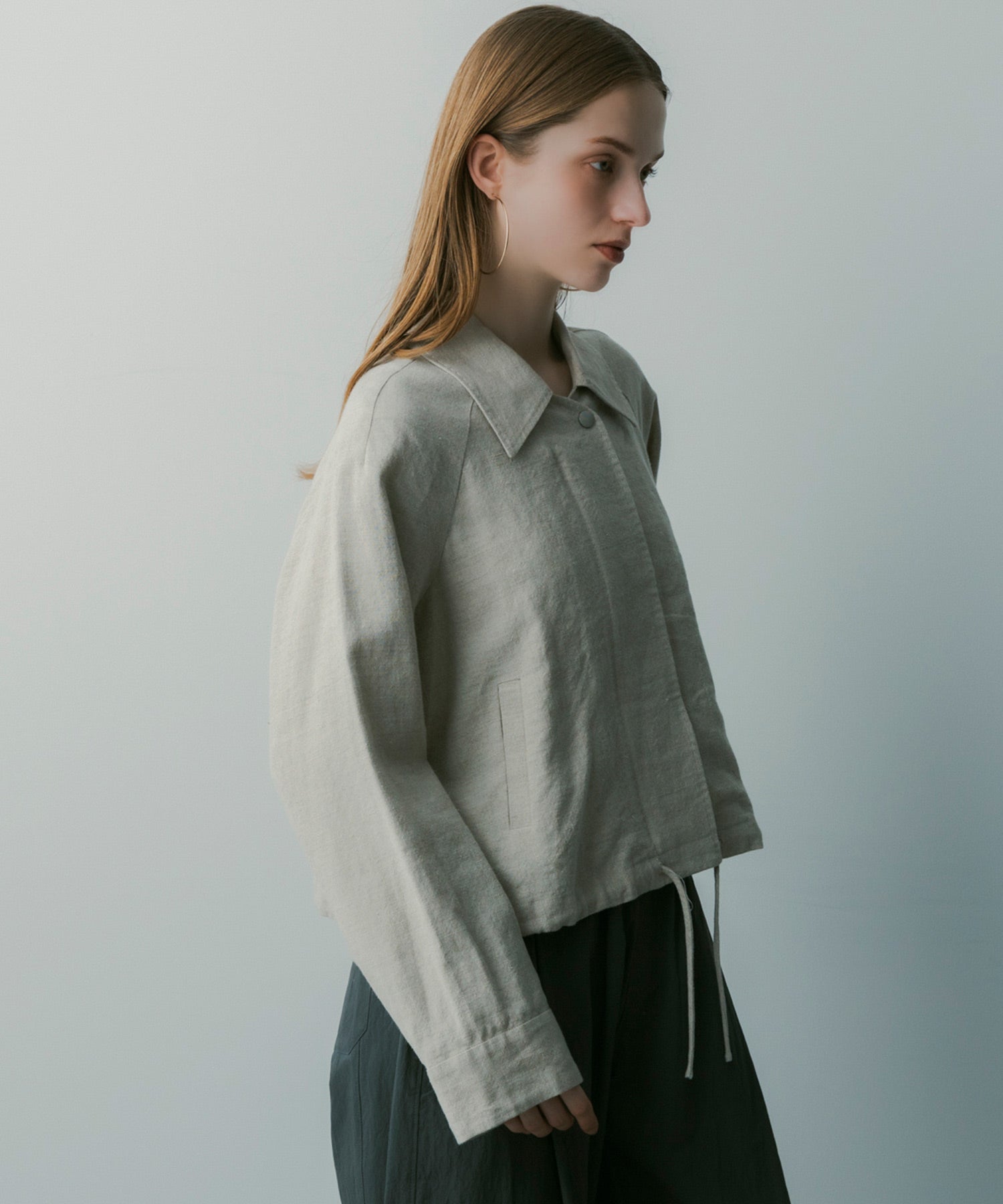 【3月中旬お届け予約商品】ウールブレンド ショートジャケット