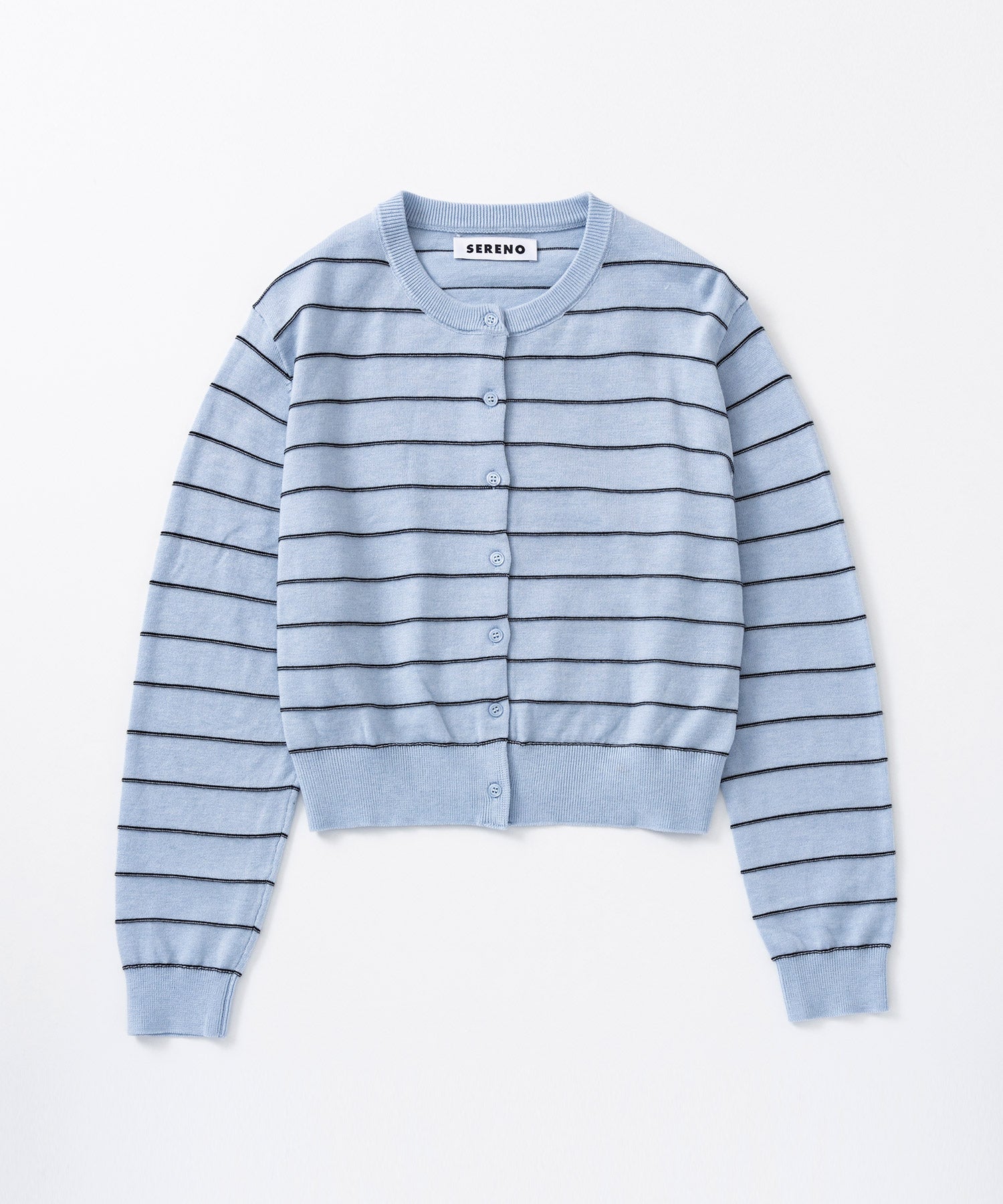 ボーダーニットカーディガン