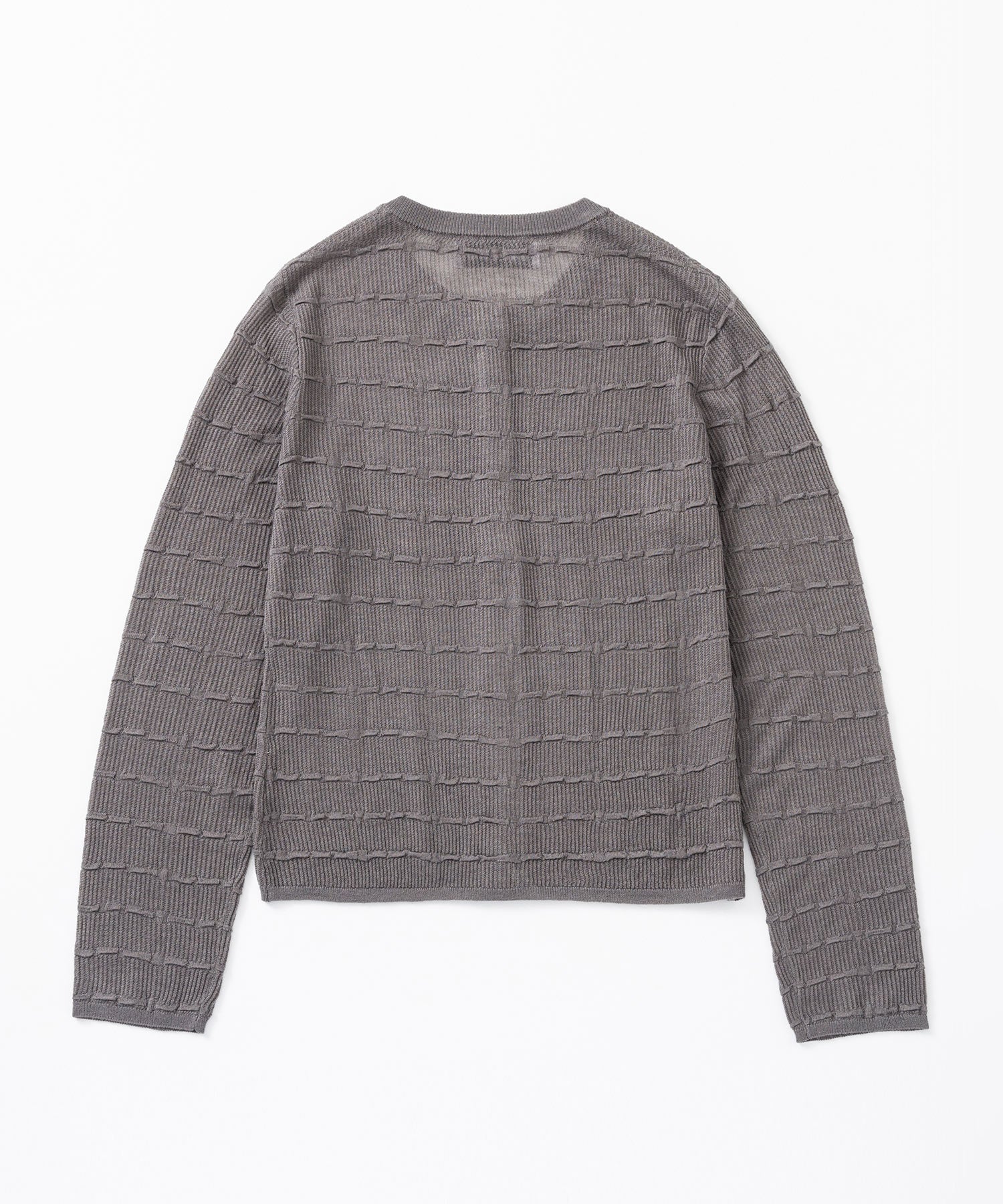 デザインニットカーディガン