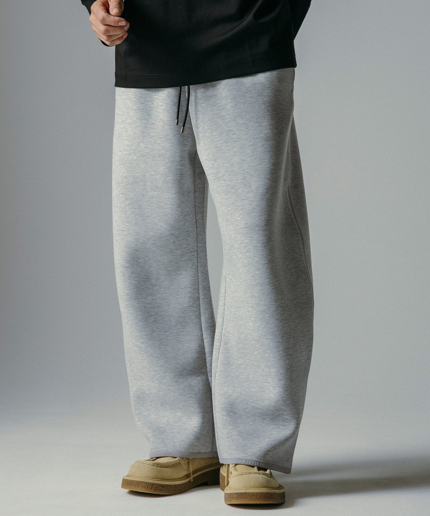 リラックス ワイドドロストパンツ