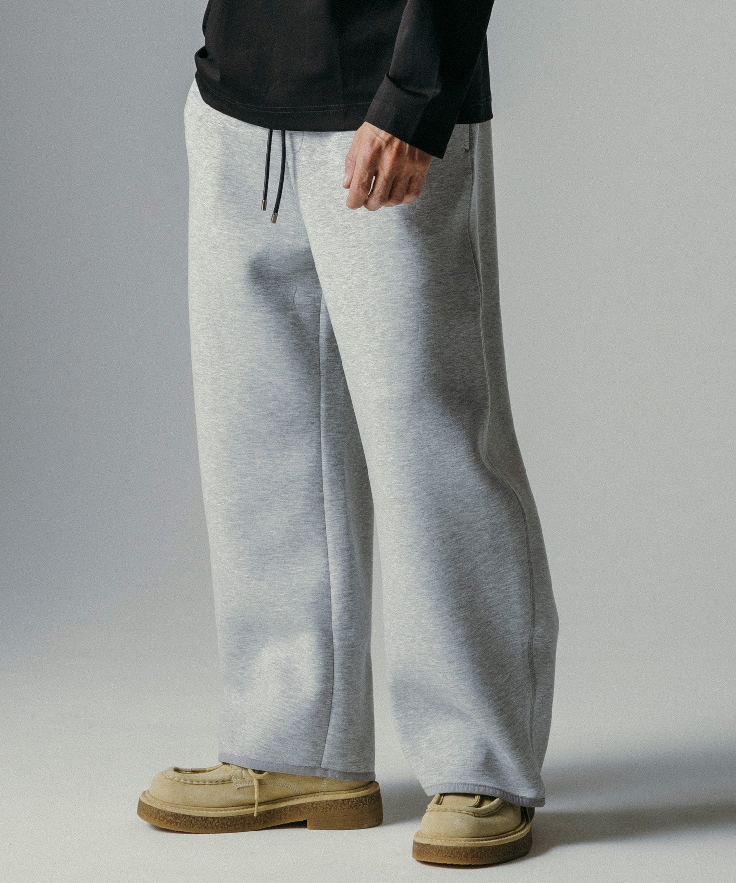 リラックス ワイドドロストパンツ