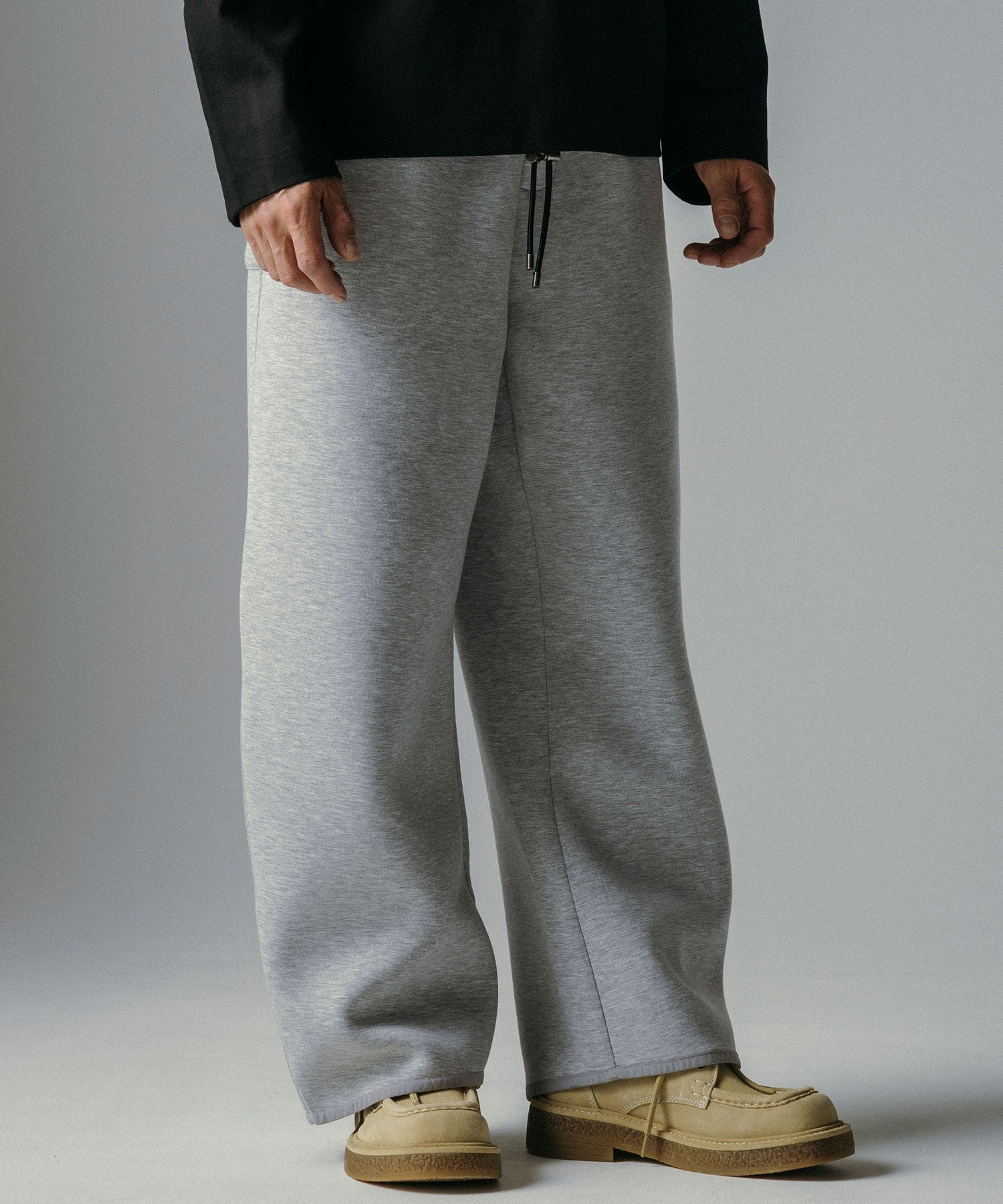 リラックス ワイドドロストパンツ