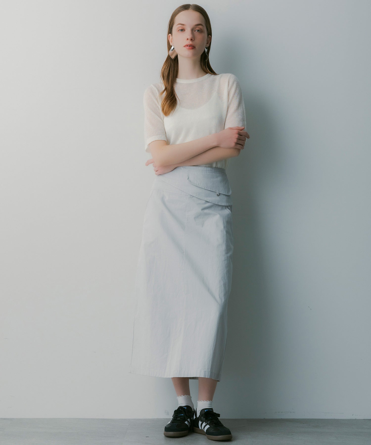 2WAYサッシュベルトスカート