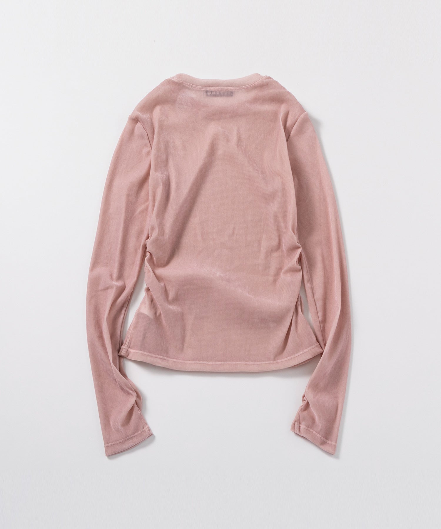 【3月中旬お届け予約商品】ロングスリーブ シアーベロアカットソー