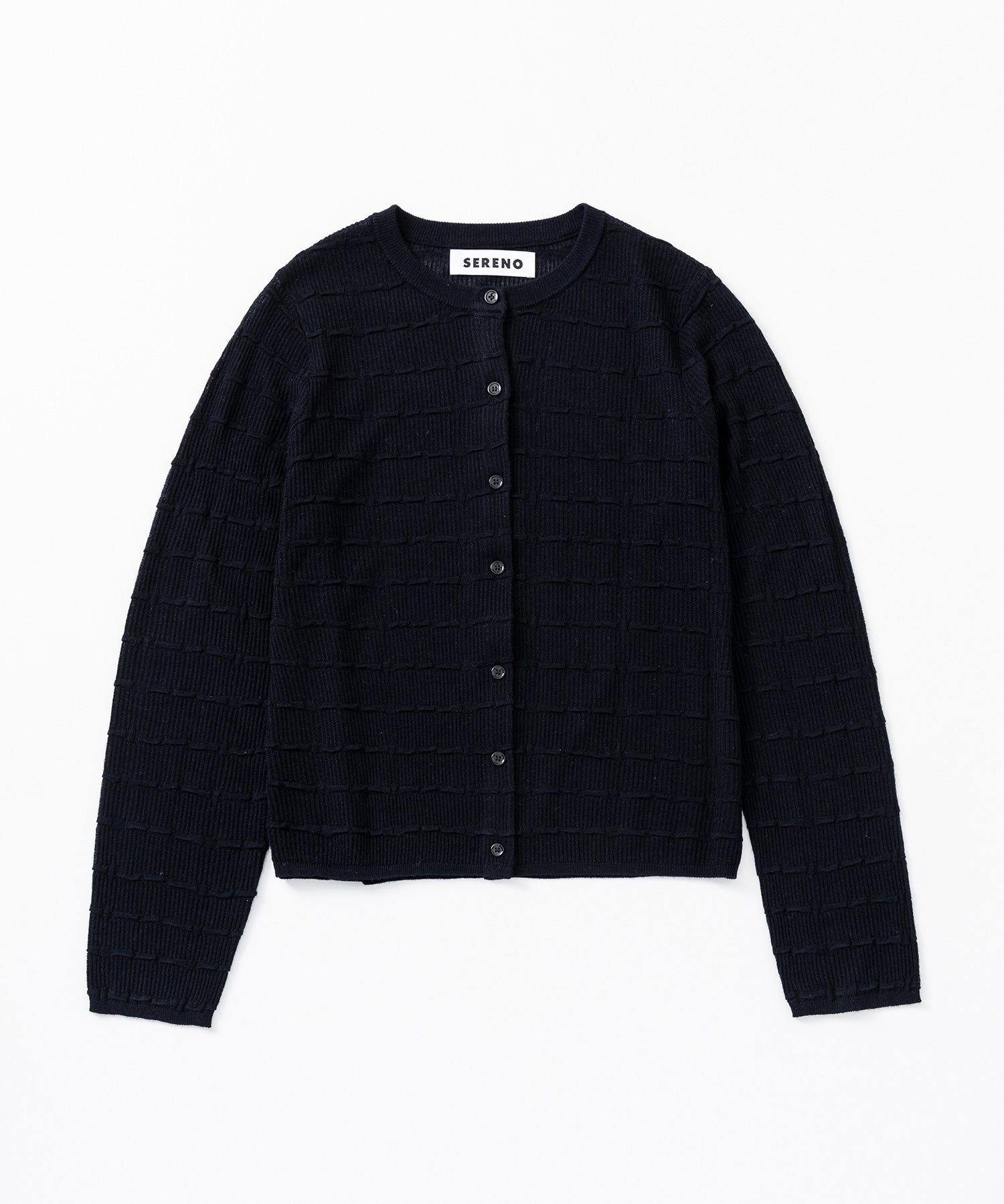 デザインニットカーディガン