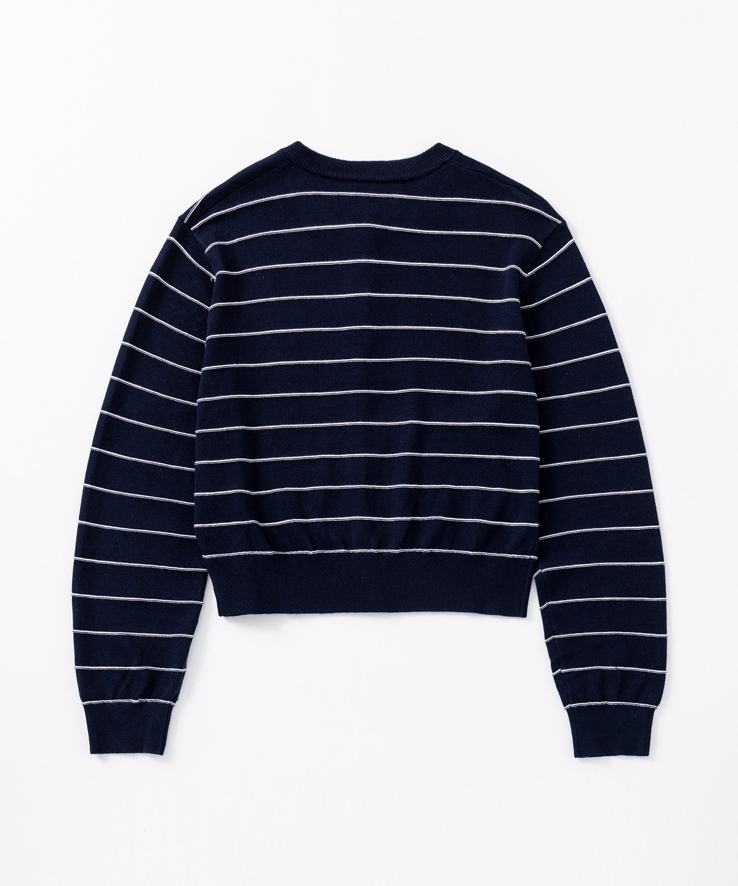 ボーダーニットカーディガン