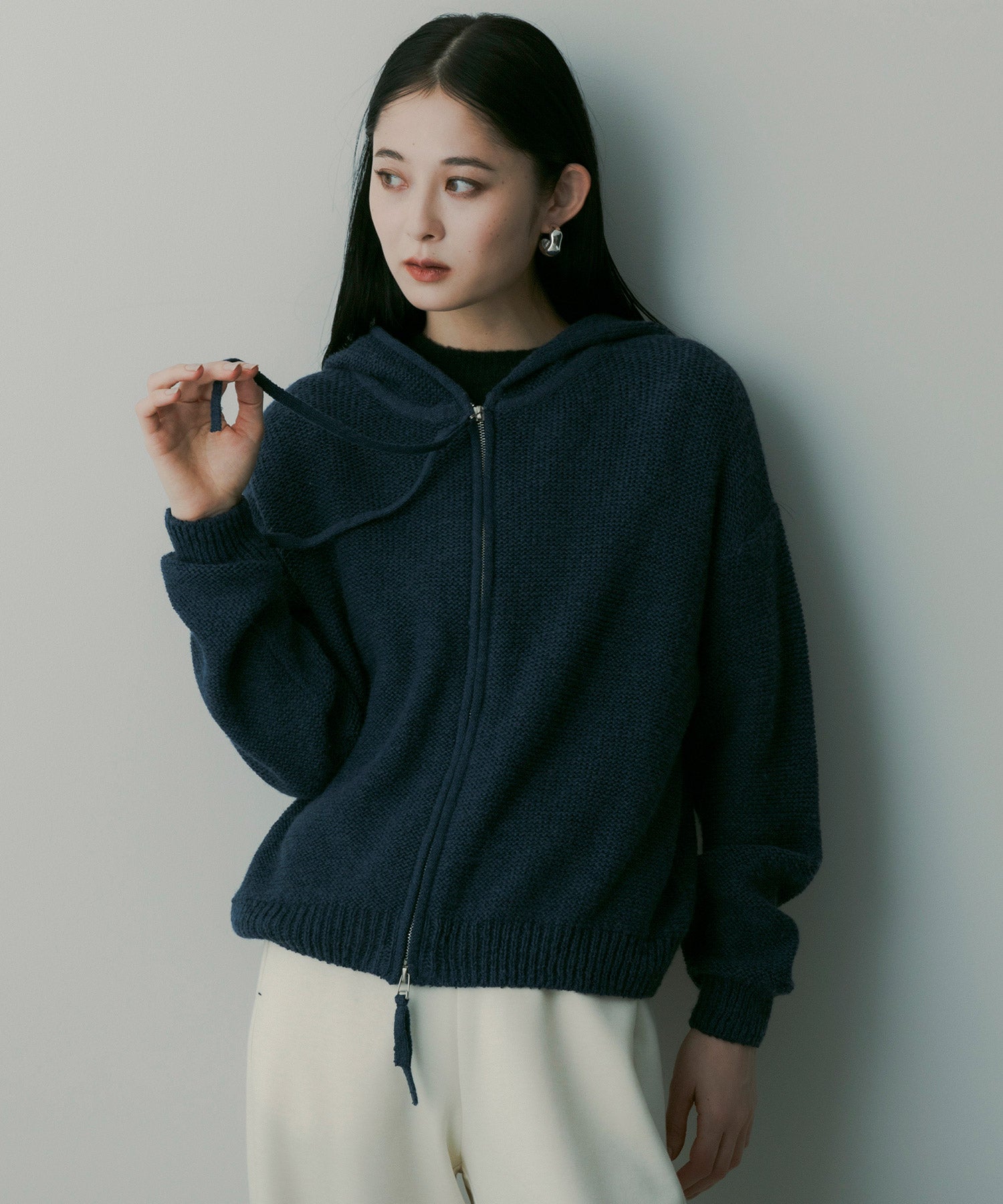 【12月上旬お届け予約商品】Wジップニットフーディー