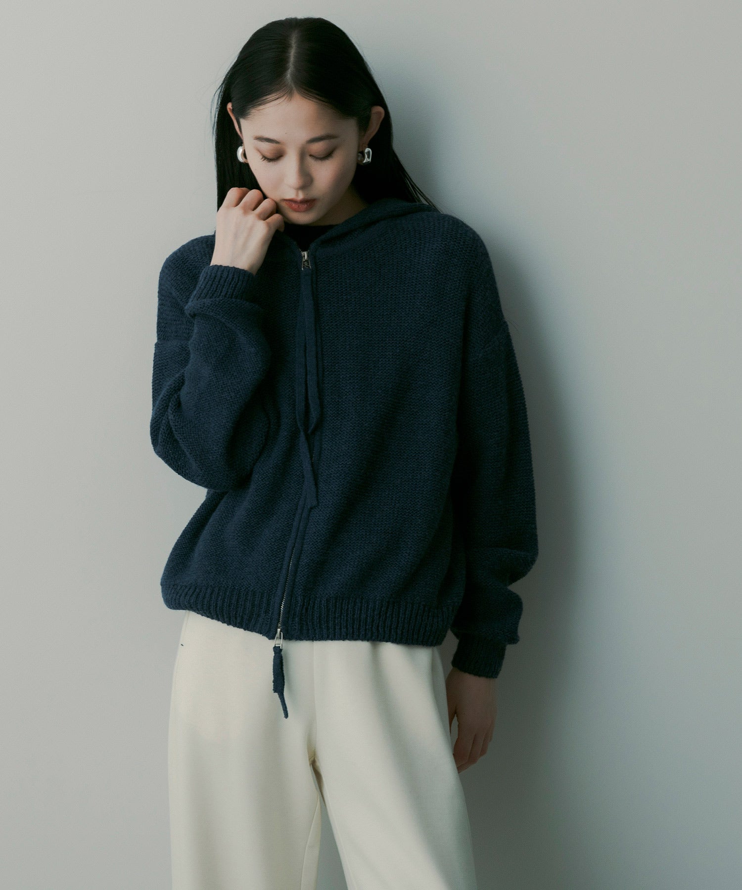 【12月上旬お届け予約商品】Wジップニットフーディー