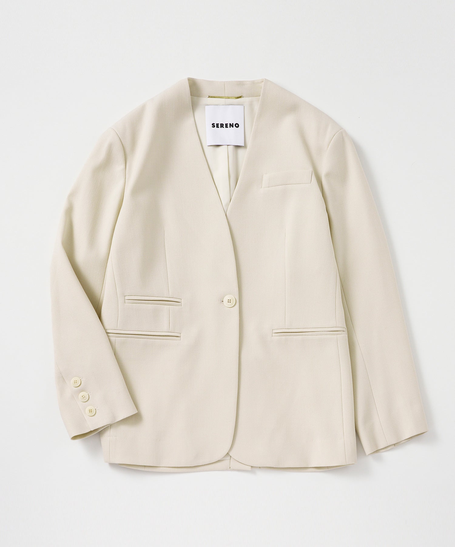 【3月中旬お届け予約商品】ノーカラージャケット