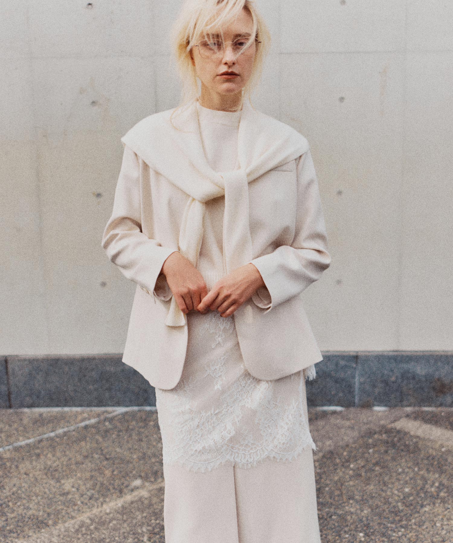 【3月中旬お届け予約商品】ノーカラージャケット