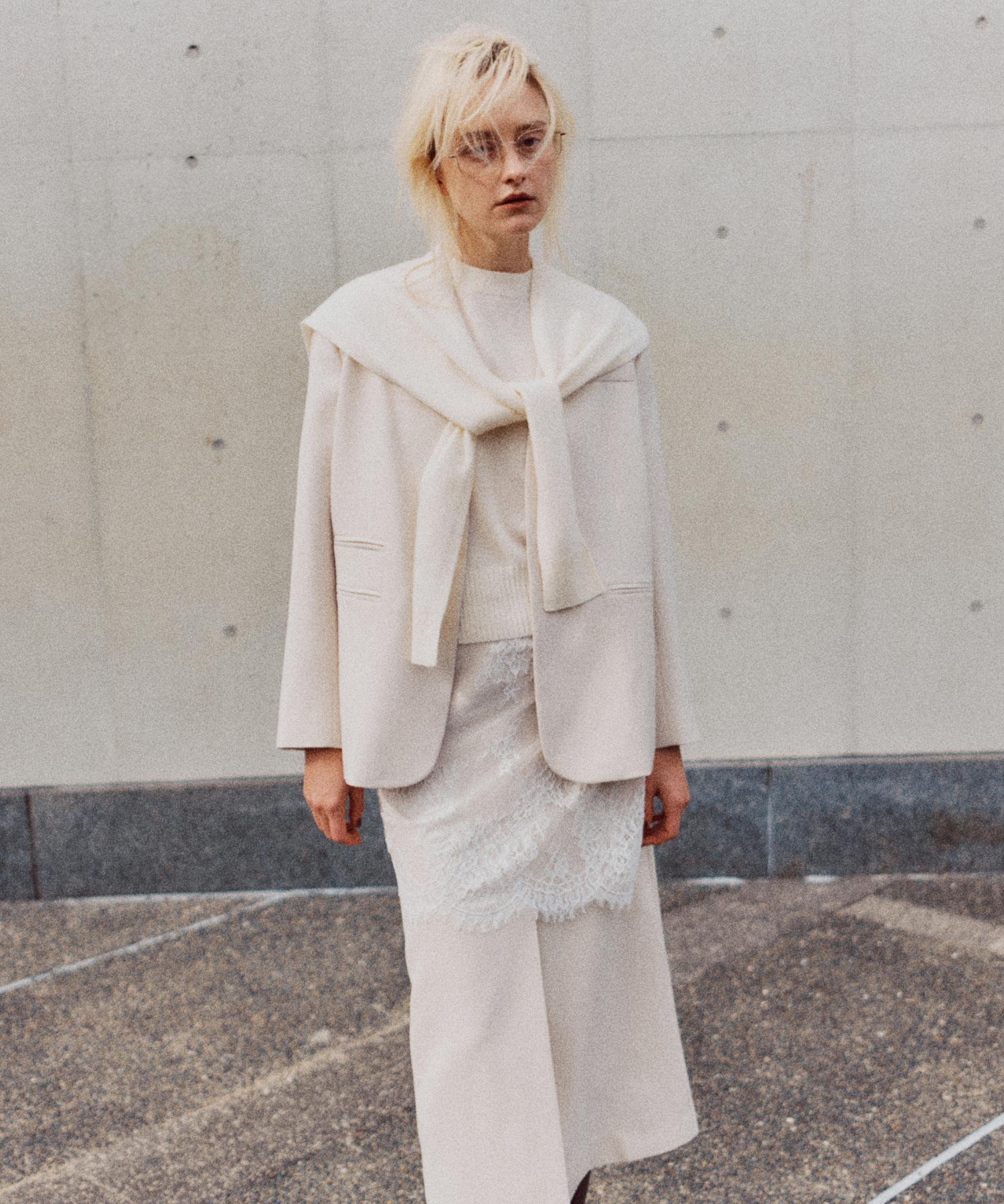 【3月中旬お届け予約商品】ノーカラージャケット