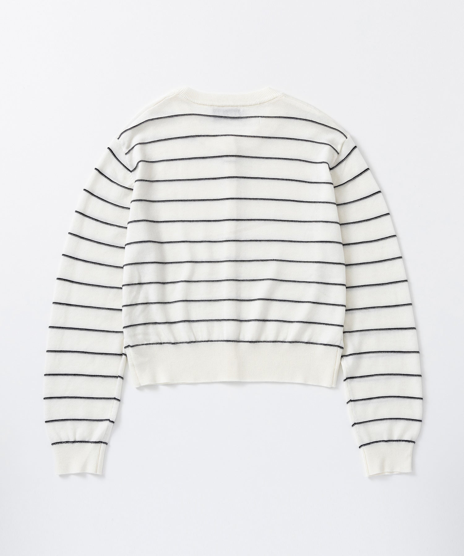 ボーダーニットカーディガン