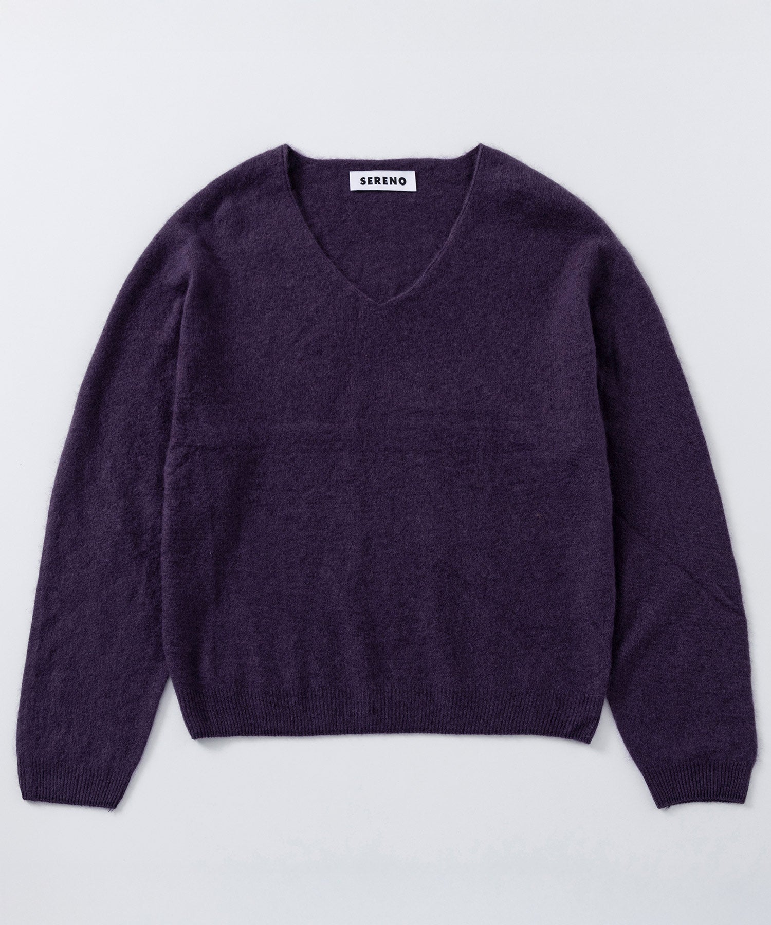 【12月上旬お届け予約商品】カシミヤブレンドVネックニット