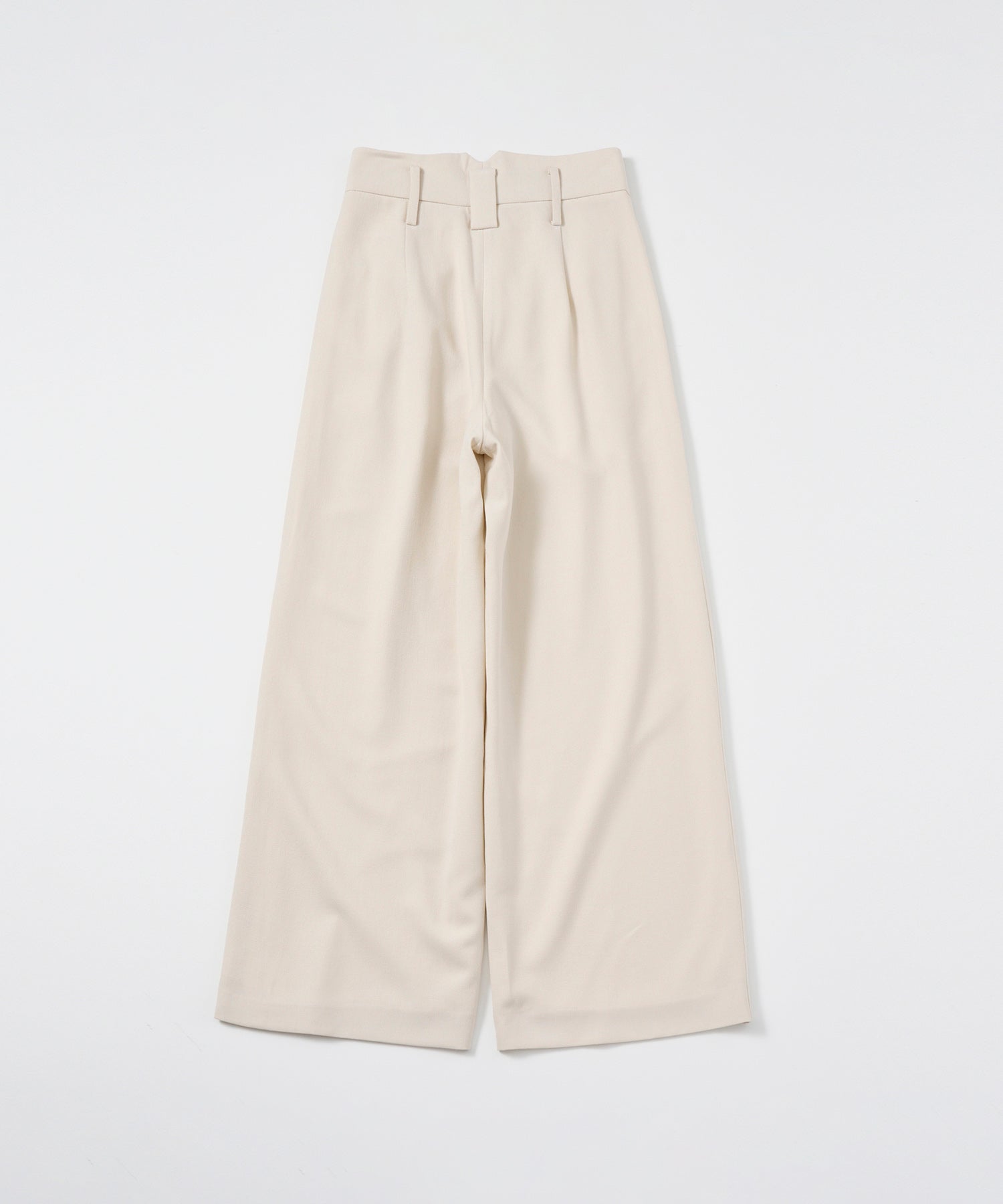 【3月中旬お届け予約商品】ハイウエスト ワイドスラックス