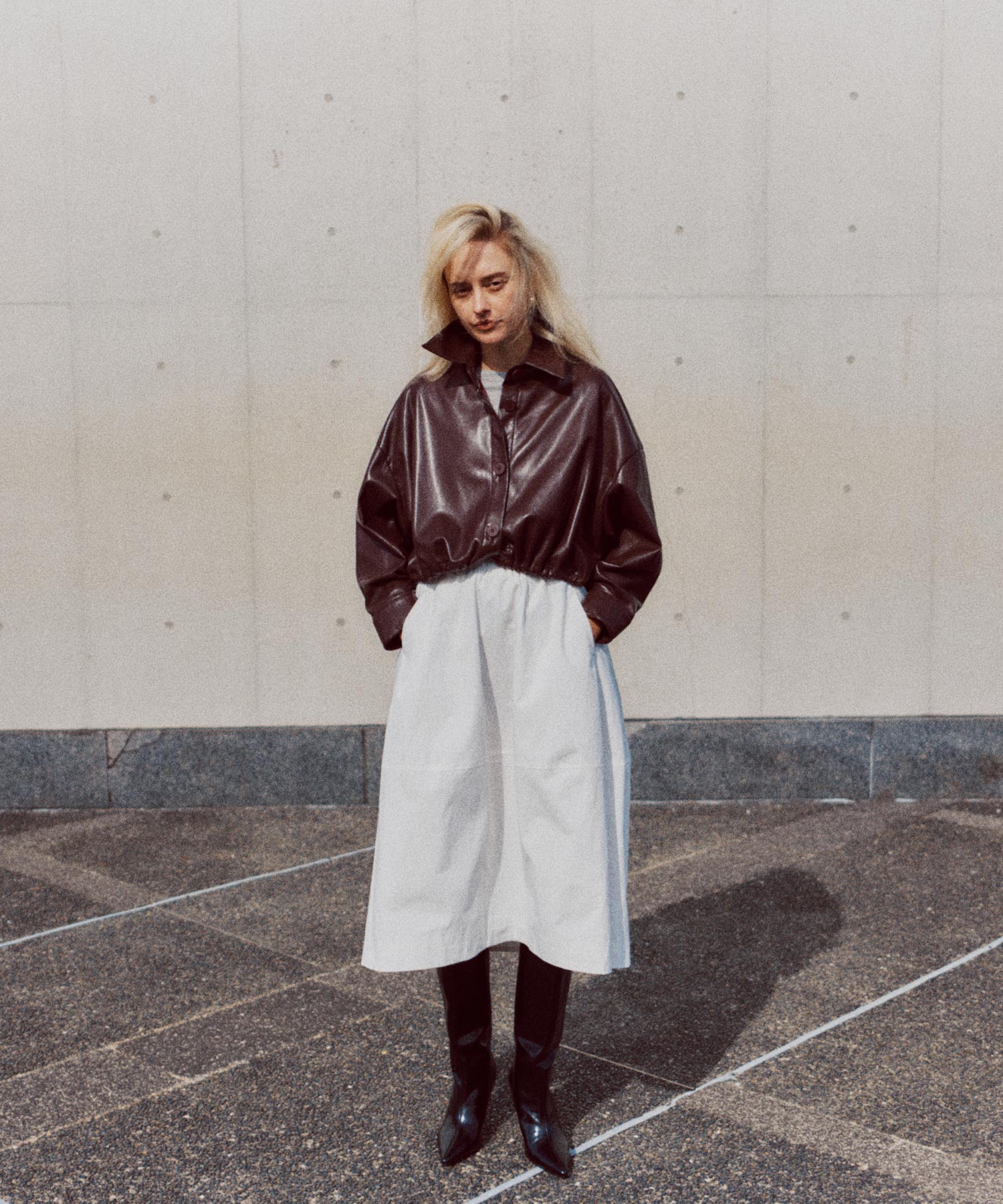 コットンフレアスカート