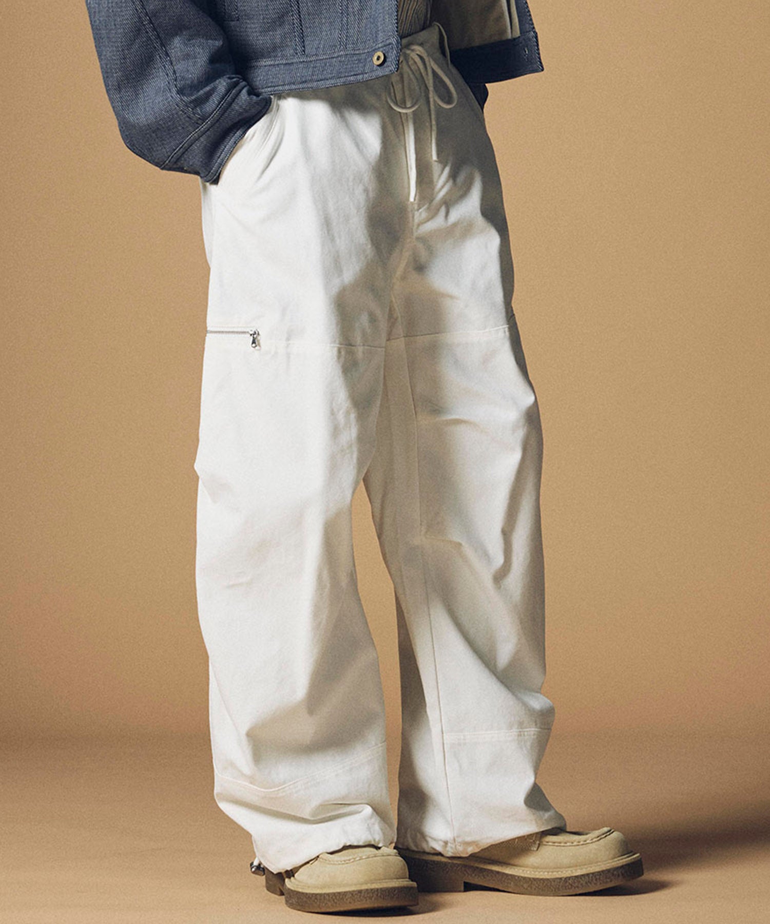 ワイドストレート カーゴパンツ