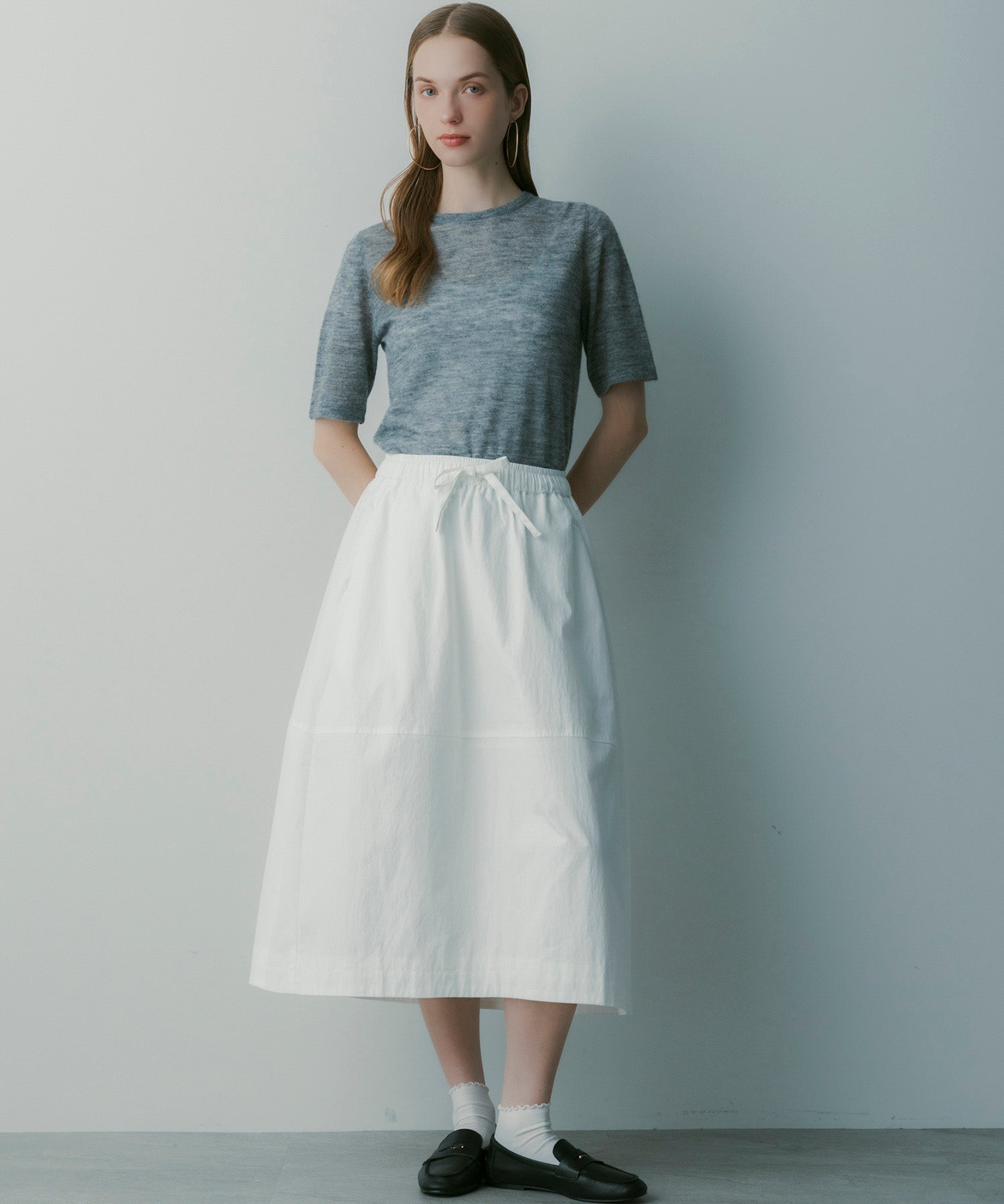 コットンフレアスカート