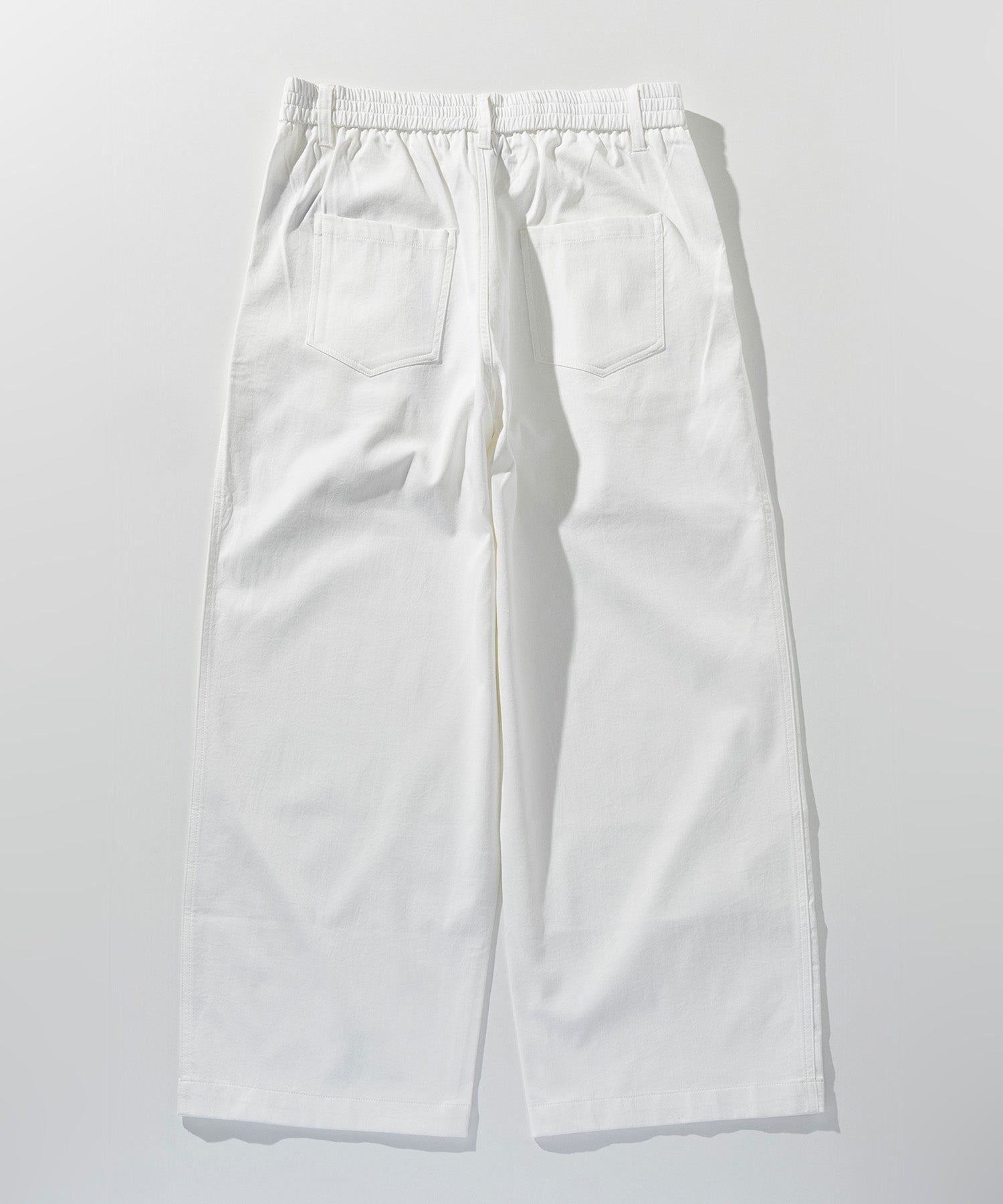 ハイウエスト ワンプリーツワイドパンツ