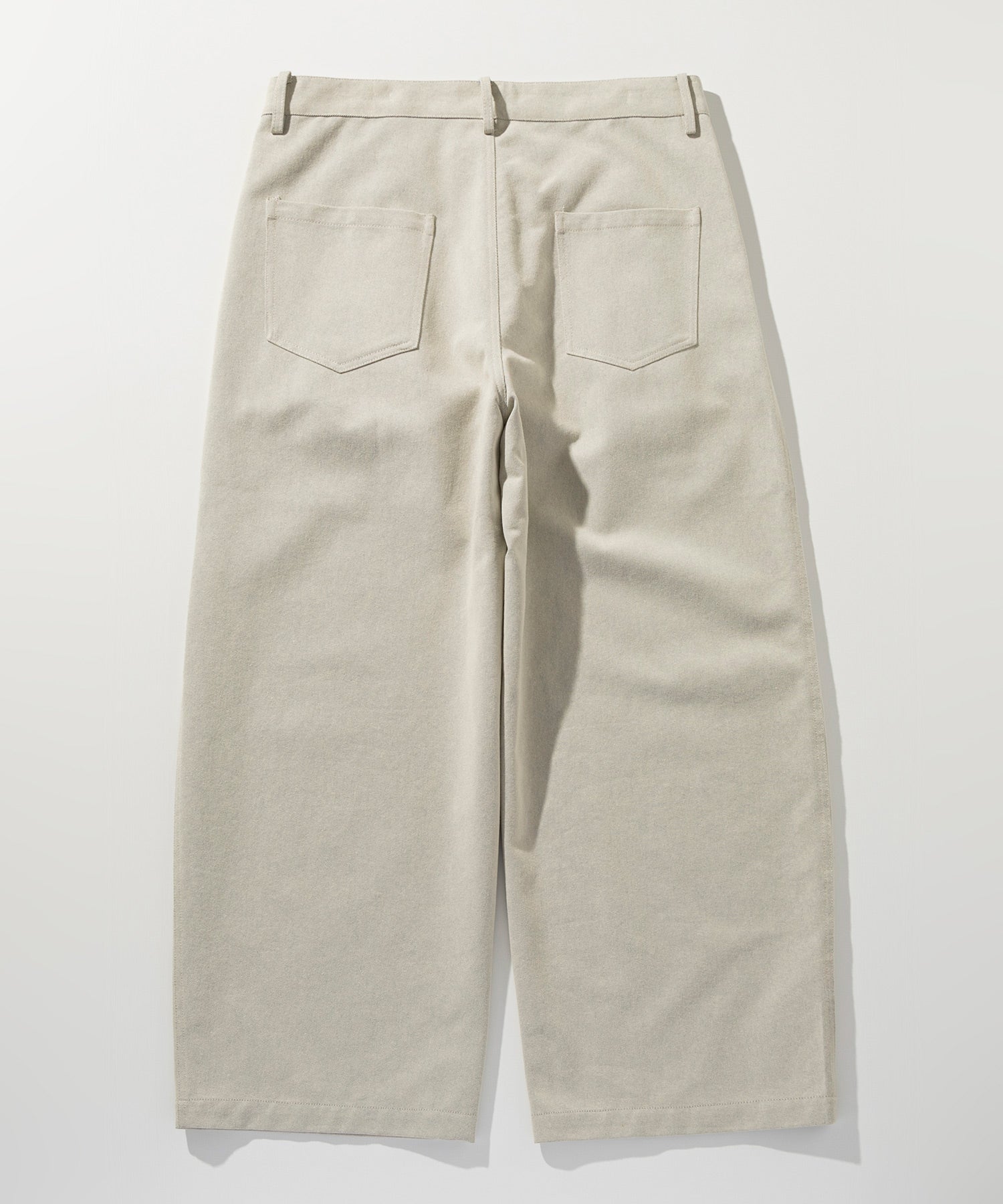 ハイウエスト ツータックワイドパンツ