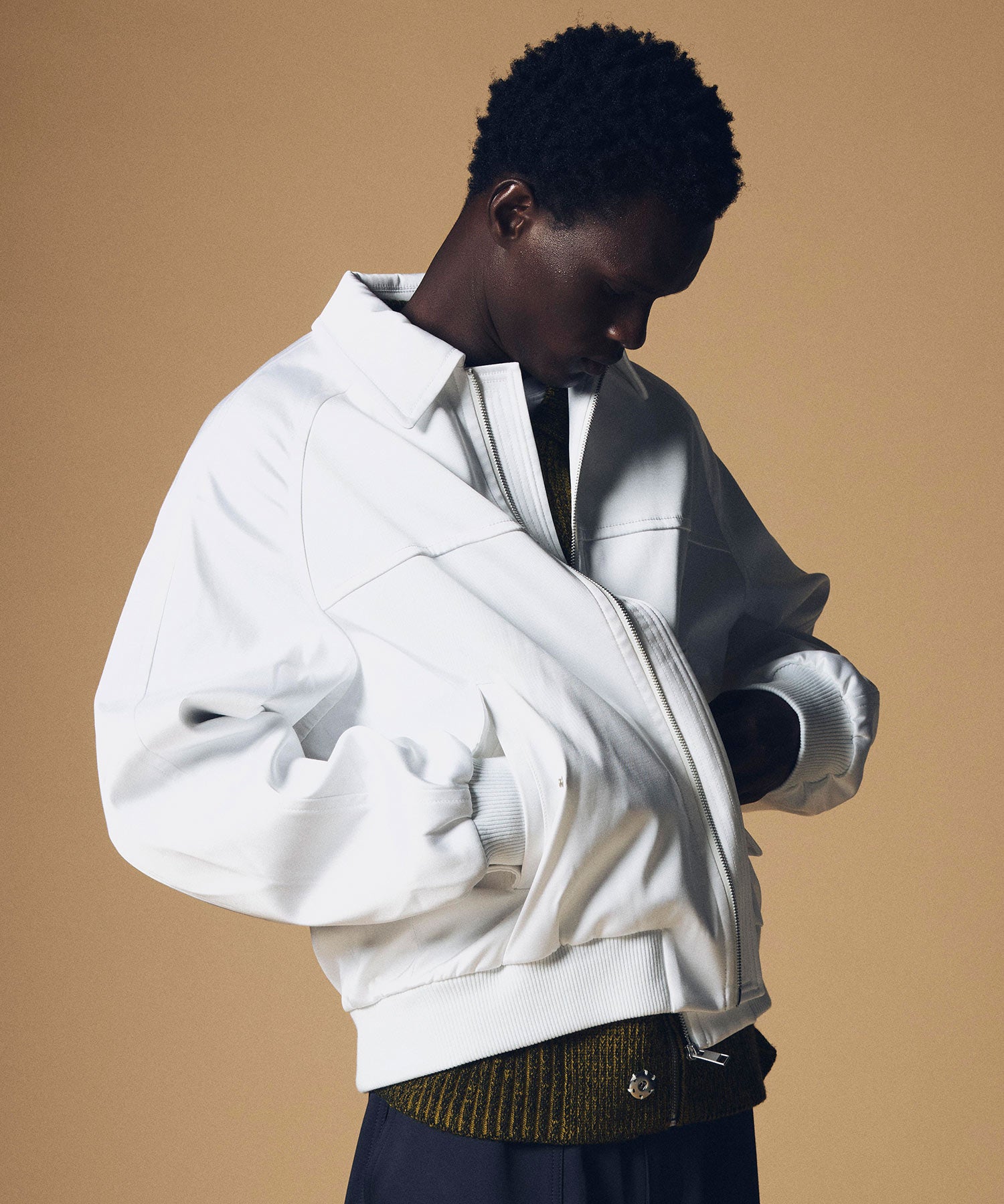 【12月上旬お届け予約商品】ラグラン ジップアップジャケット