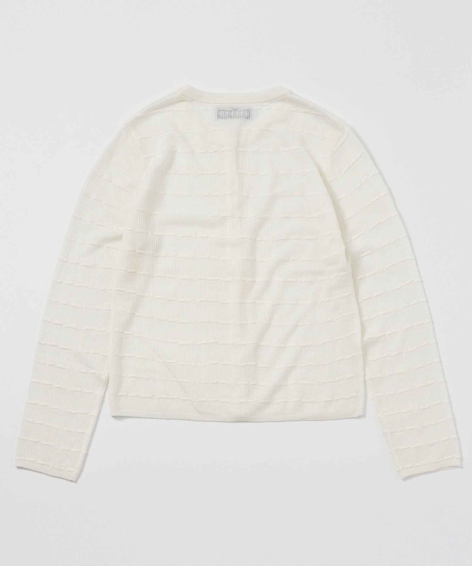 デザインニットカーディガン