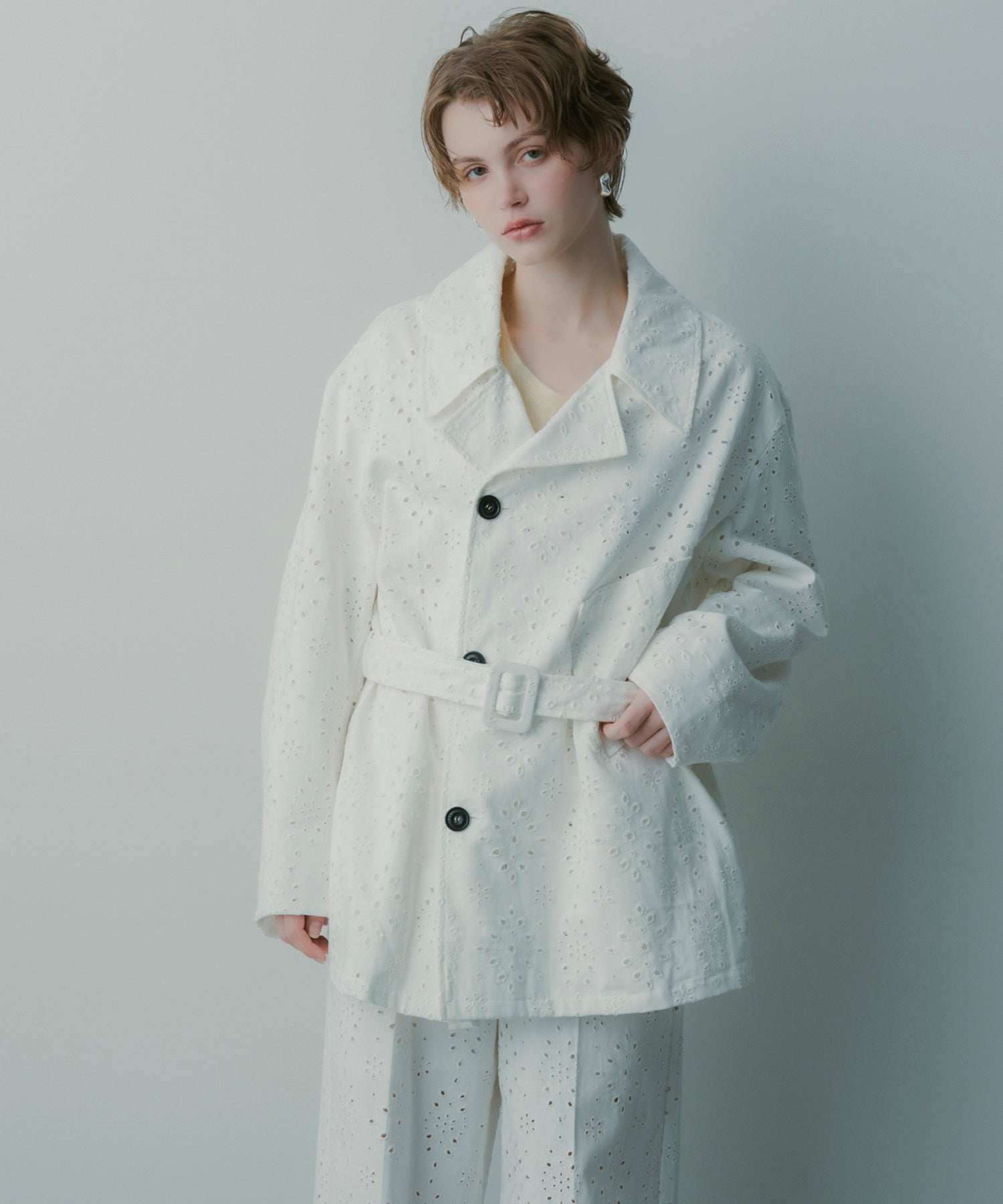 アイレットレース ジャケット