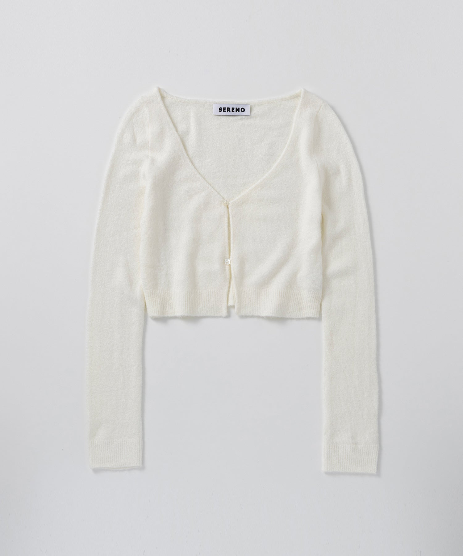 クロップドVネックカーディガン