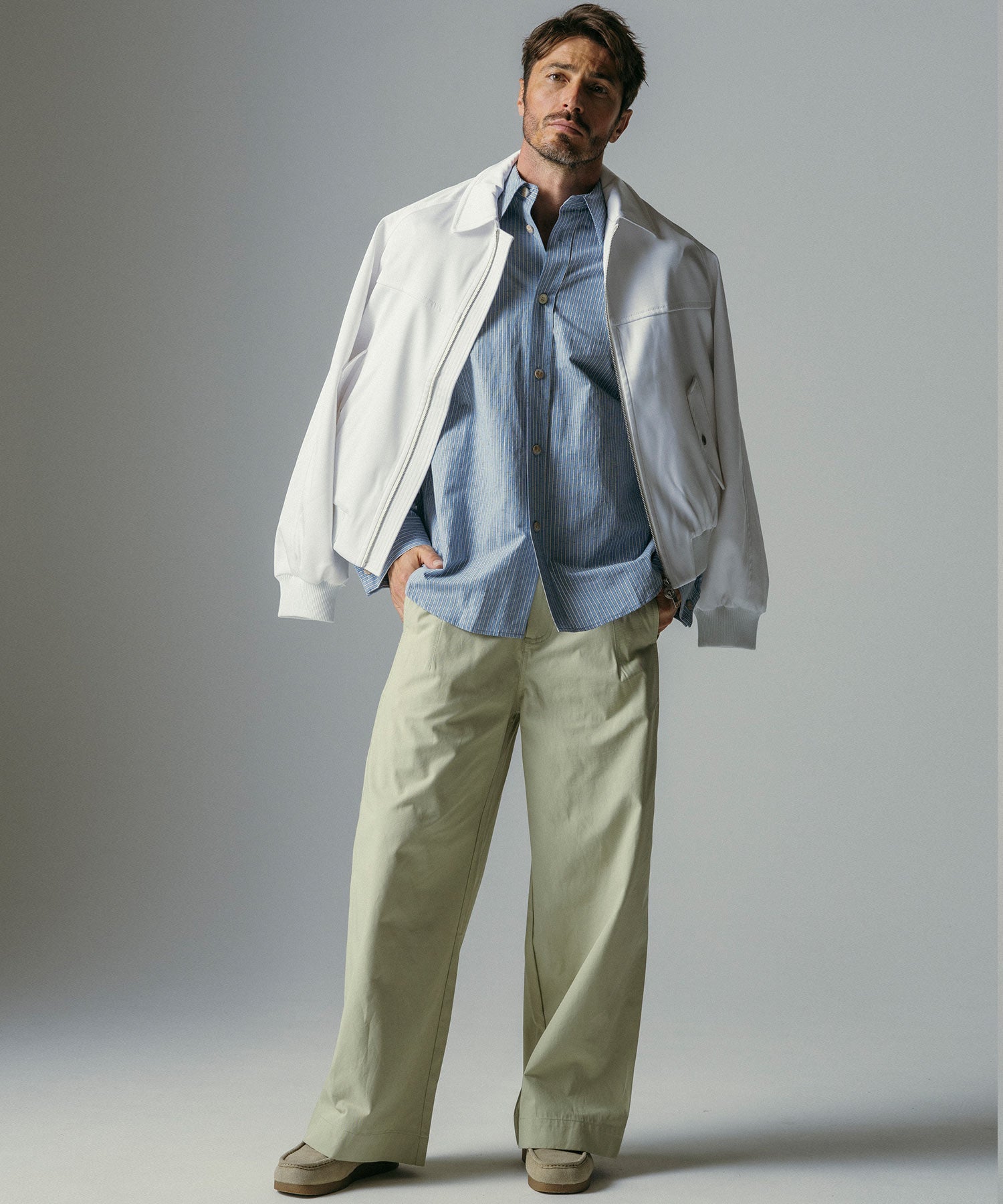 【12月上旬お届け予約商品】ラグラン ジップアップジャケット