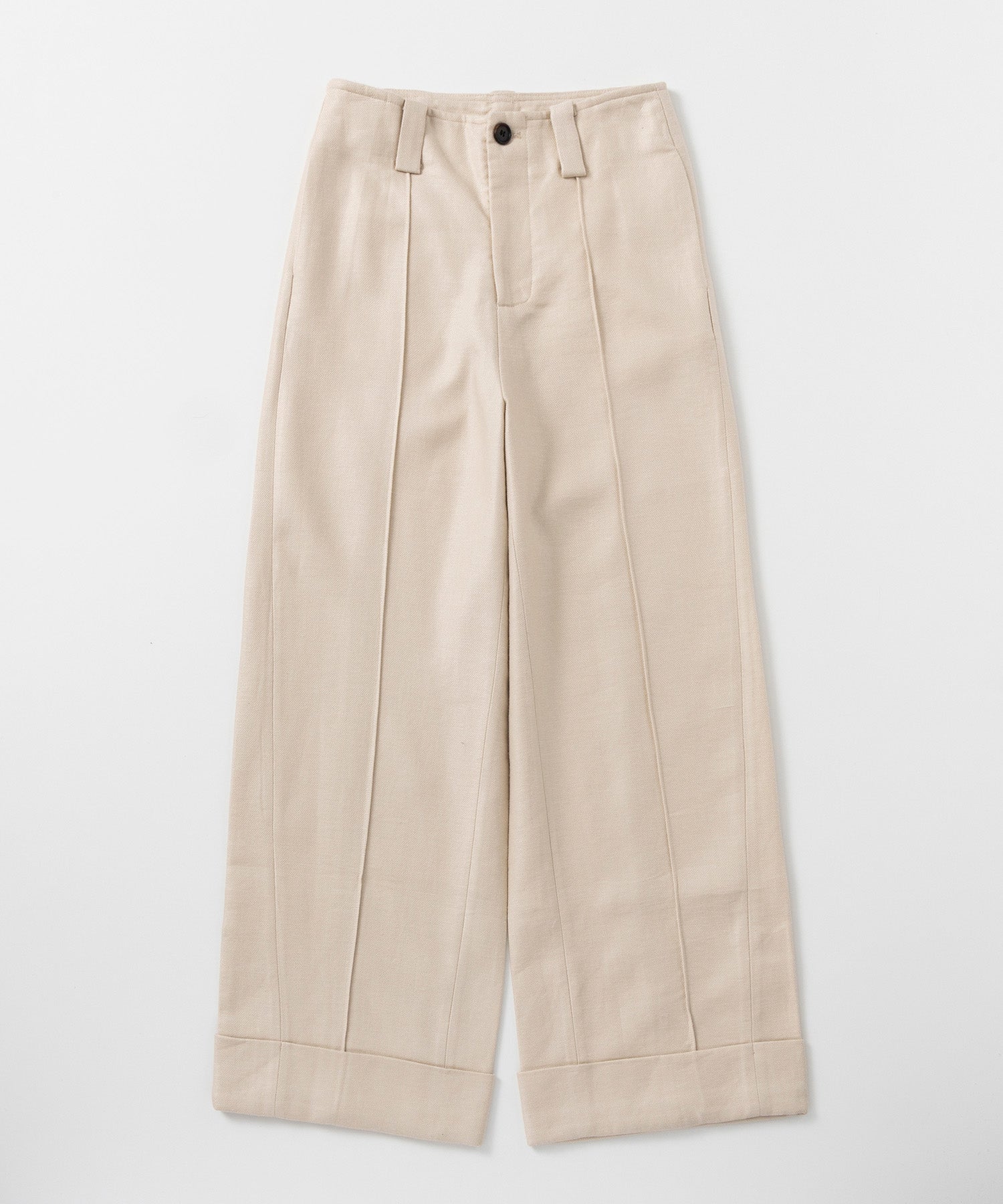 Wヘム バギーパンツ