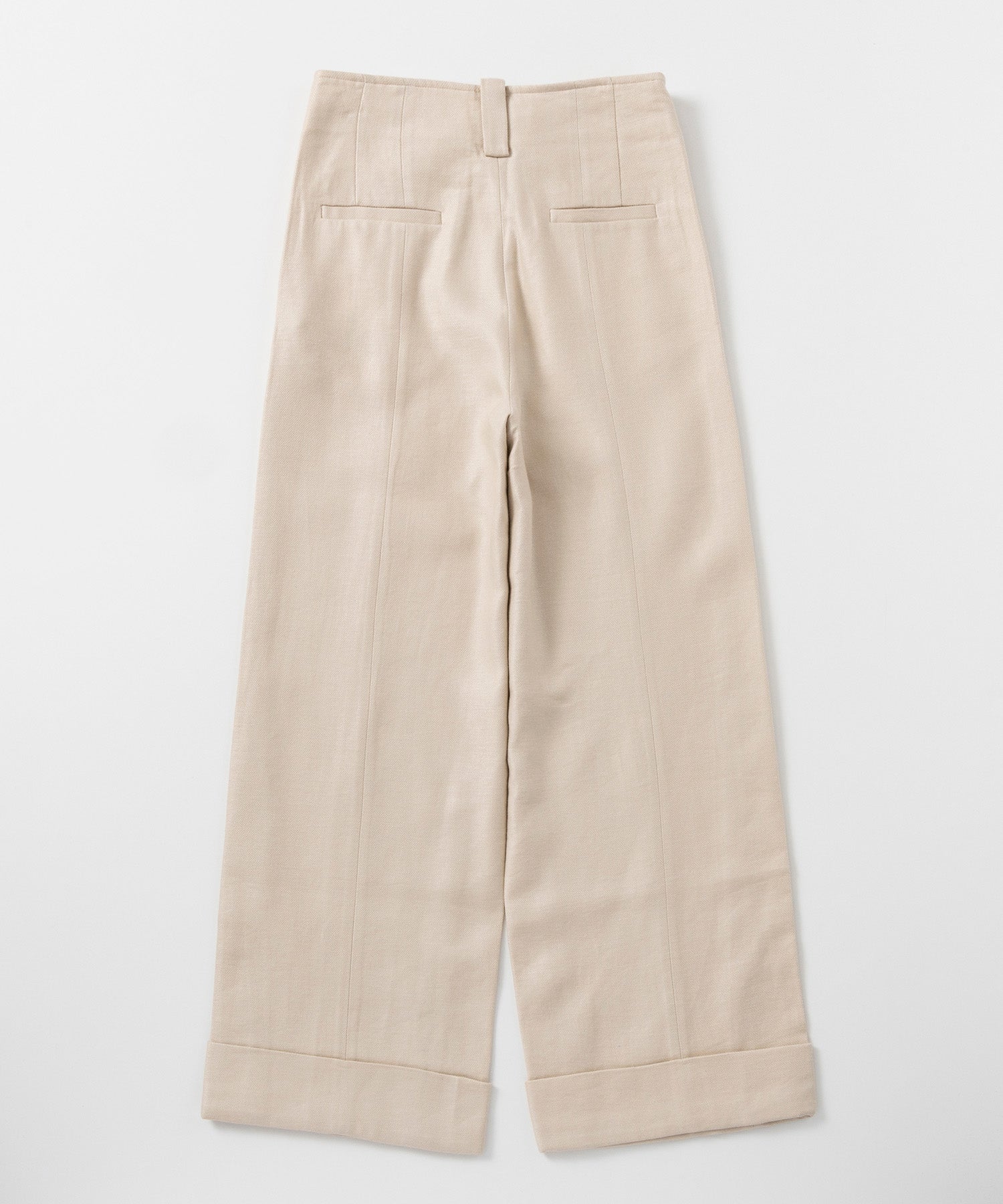 Wヘム バギーパンツ