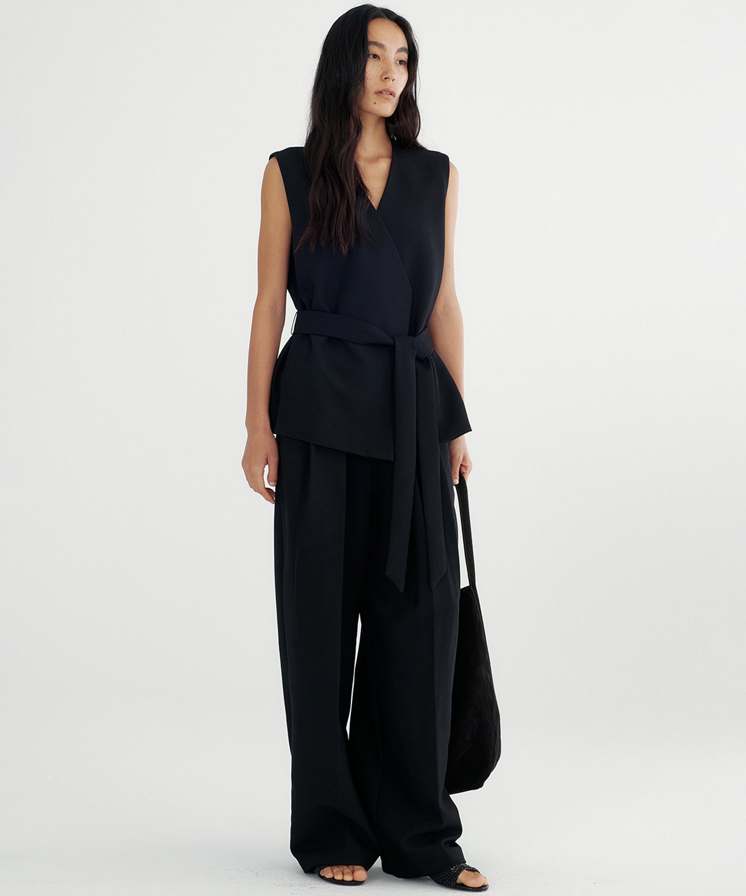 ダブルタック ワイドスラックス