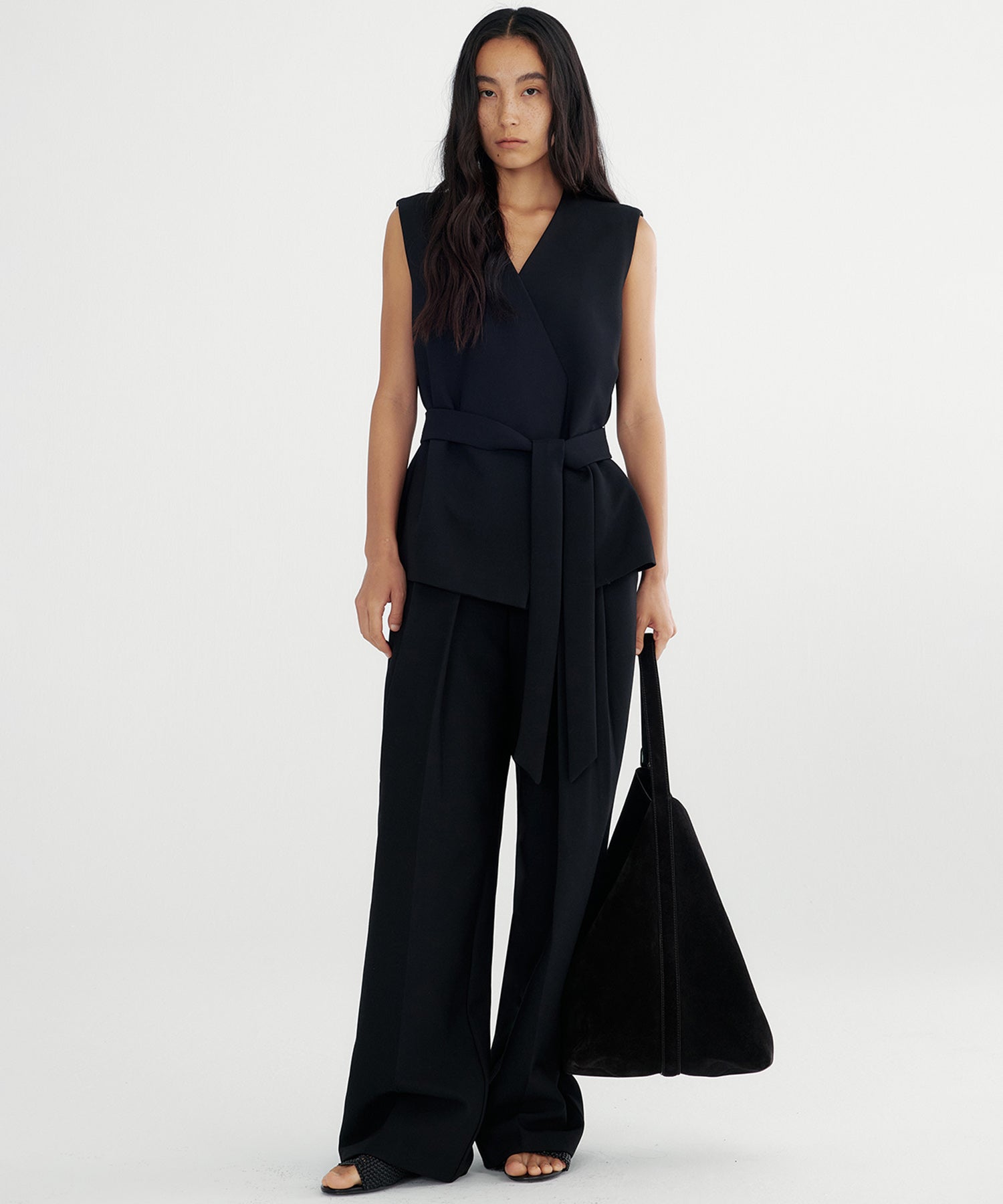 ダブルタック ワイドスラックス