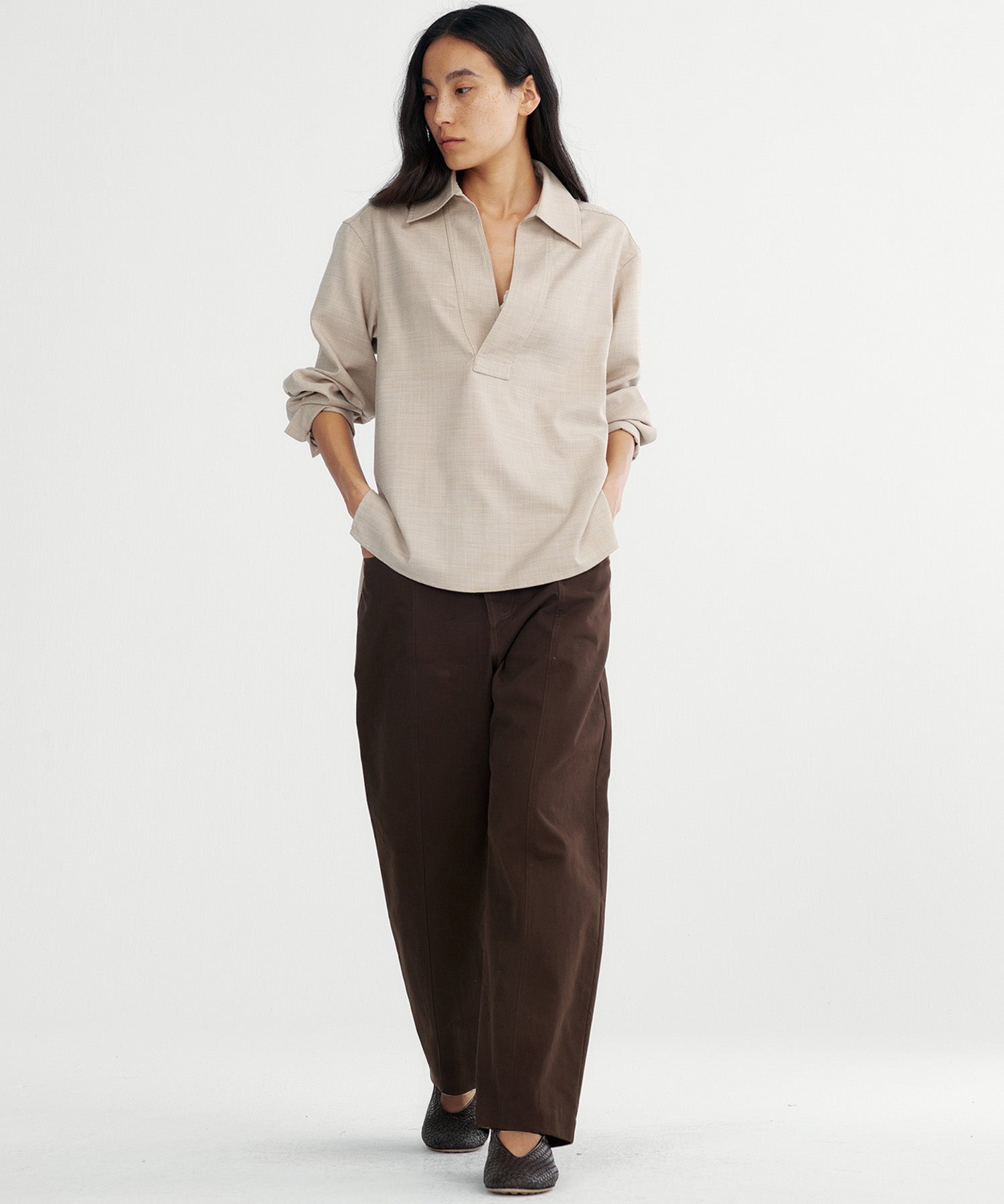 デザイン ワイドパンツ