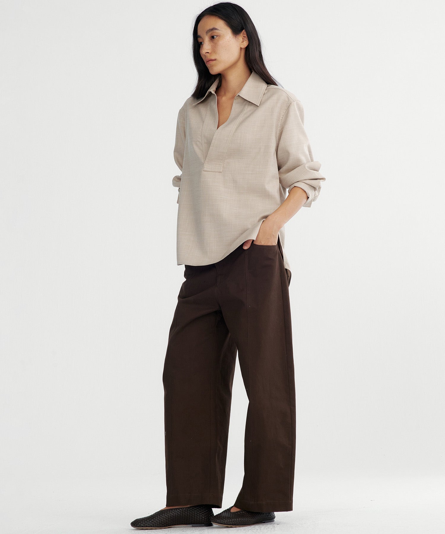 デザイン ワイドパンツ