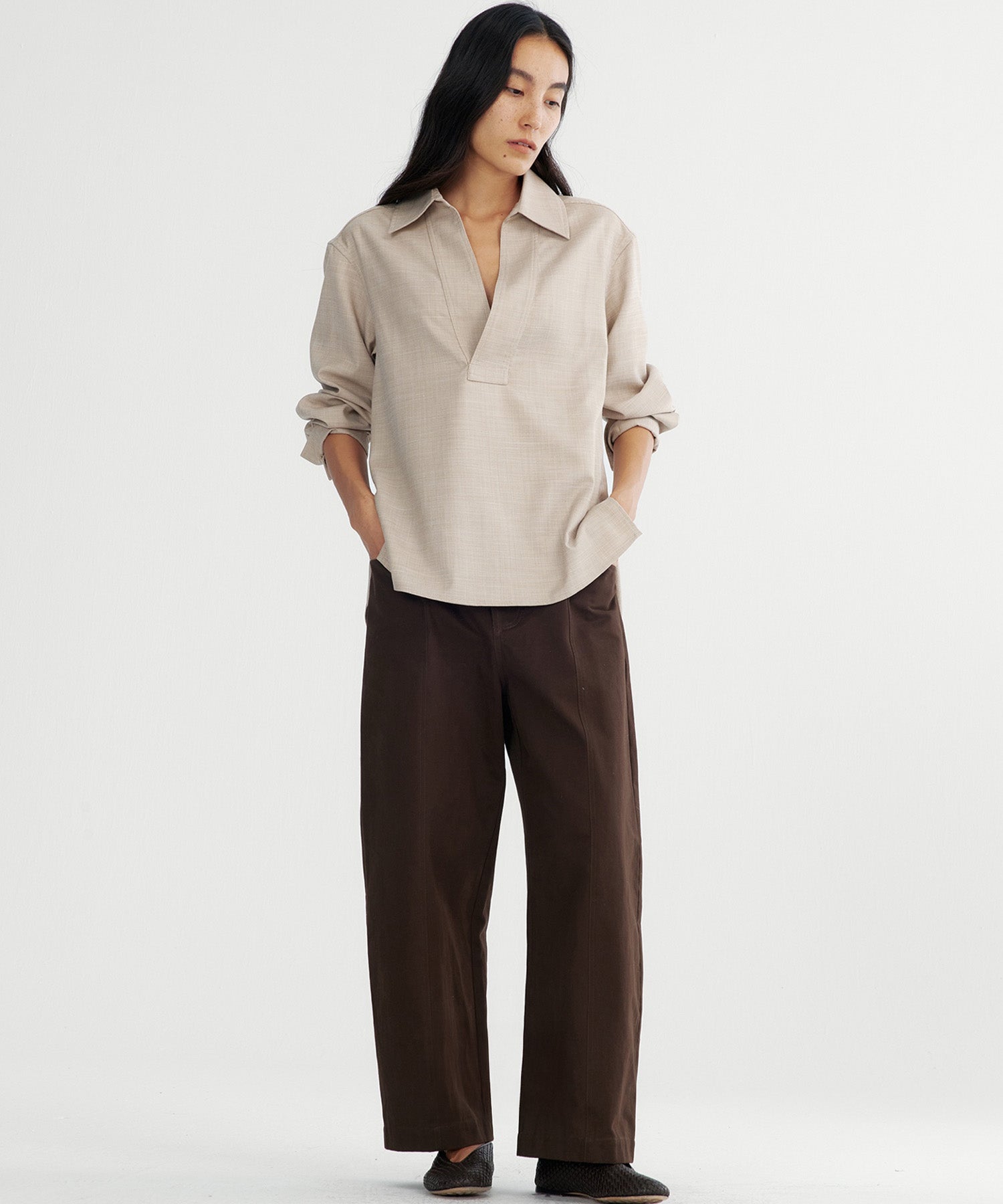 デザイン ワイドパンツ