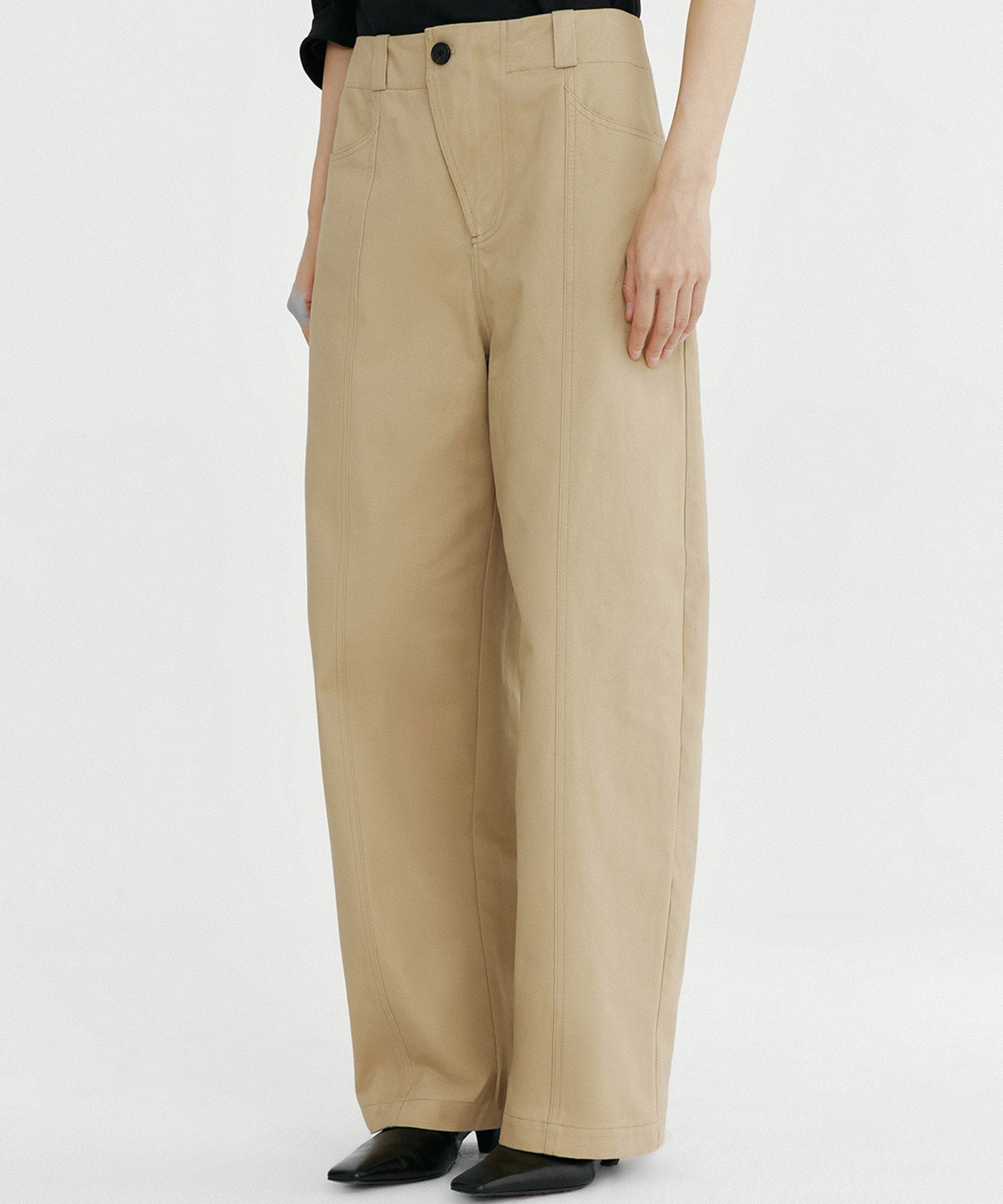デザイン ワイドパンツ