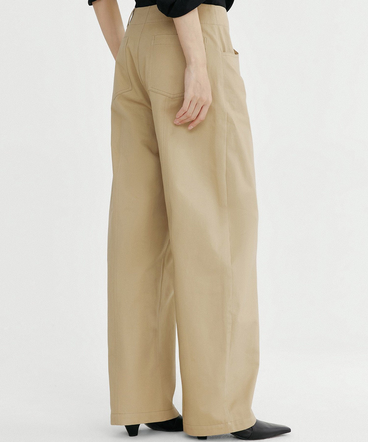 デザイン ワイドパンツ