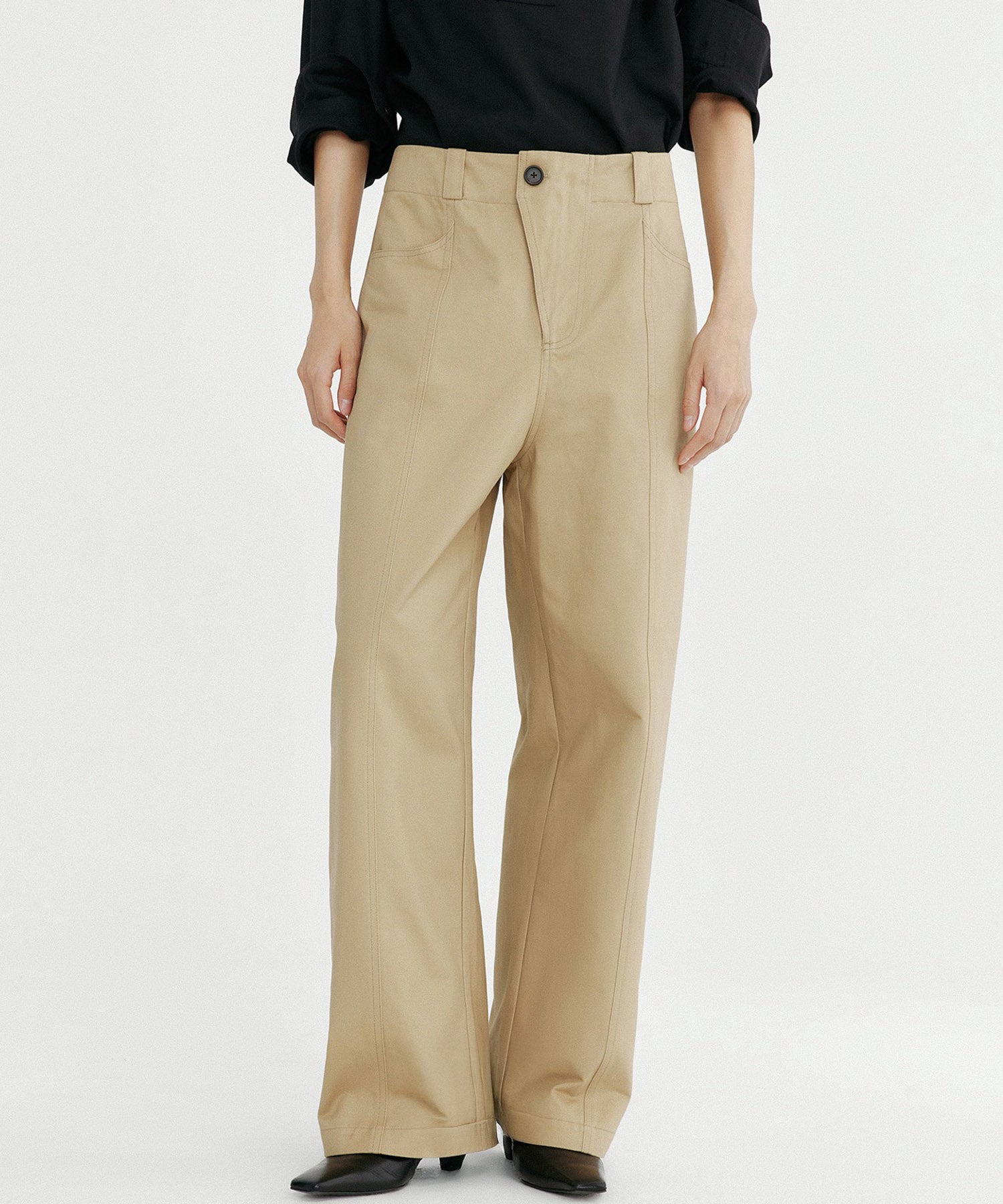 デザイン ワイドパンツ