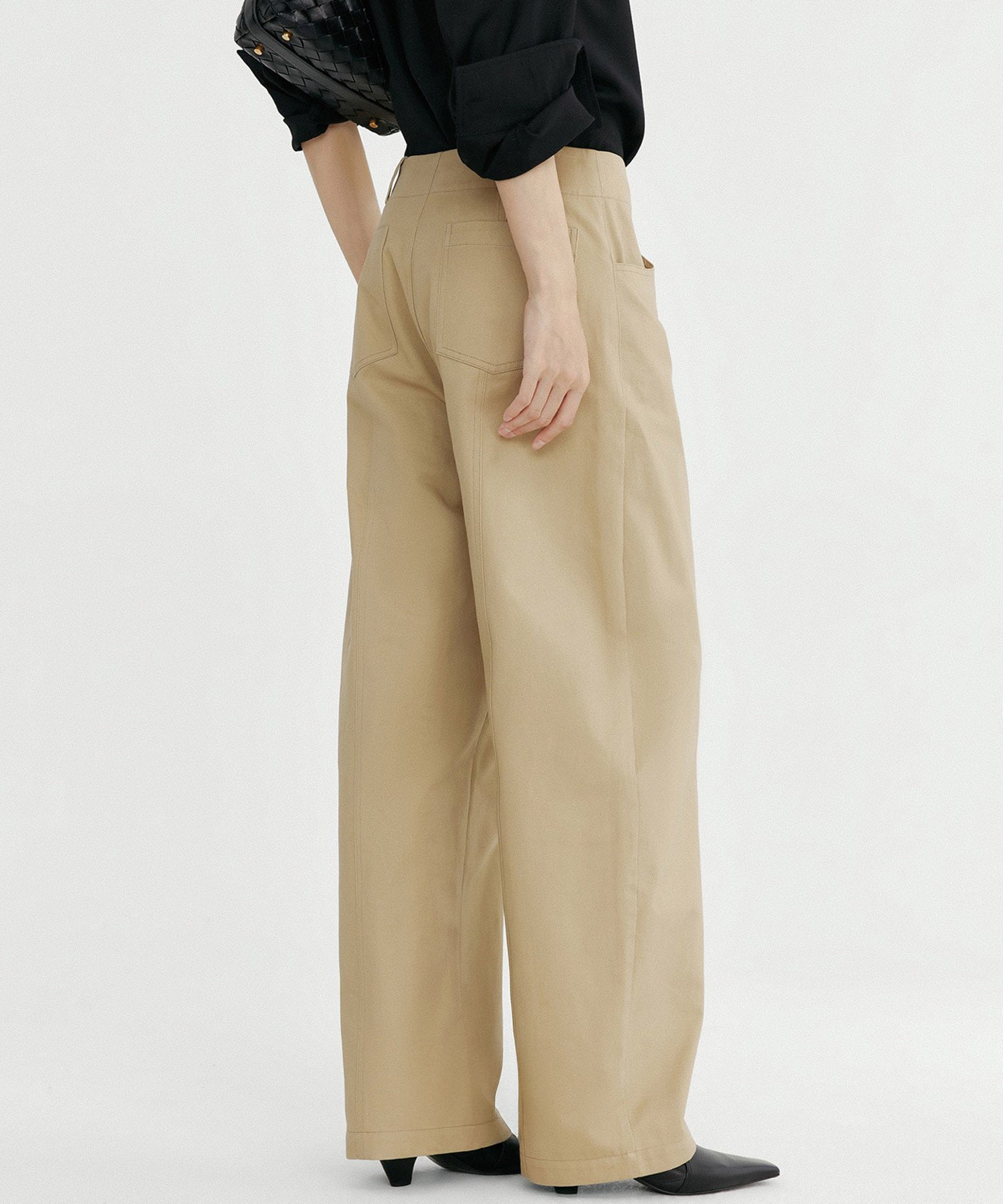 デザイン ワイドパンツ