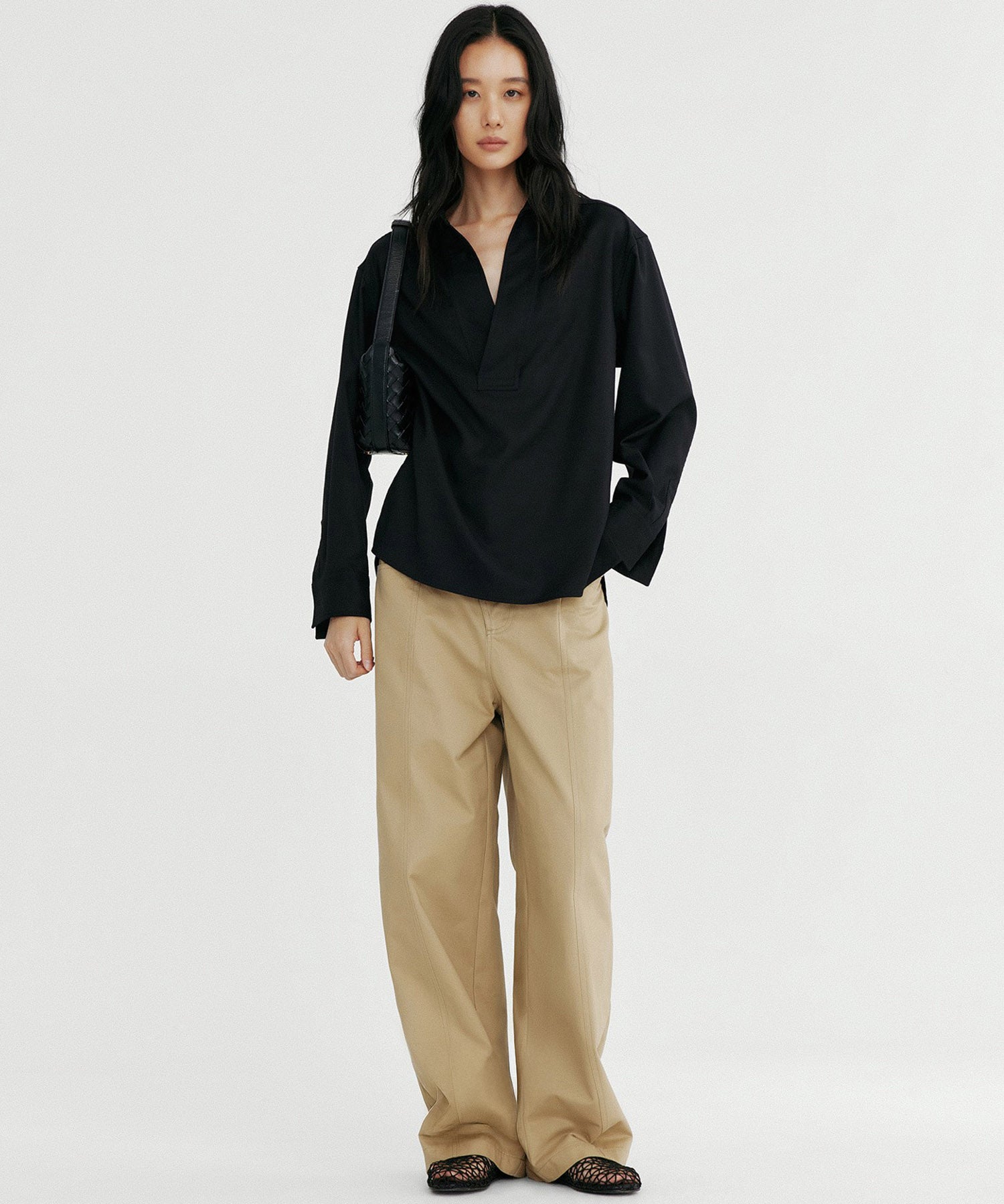 デザイン ワイドパンツ