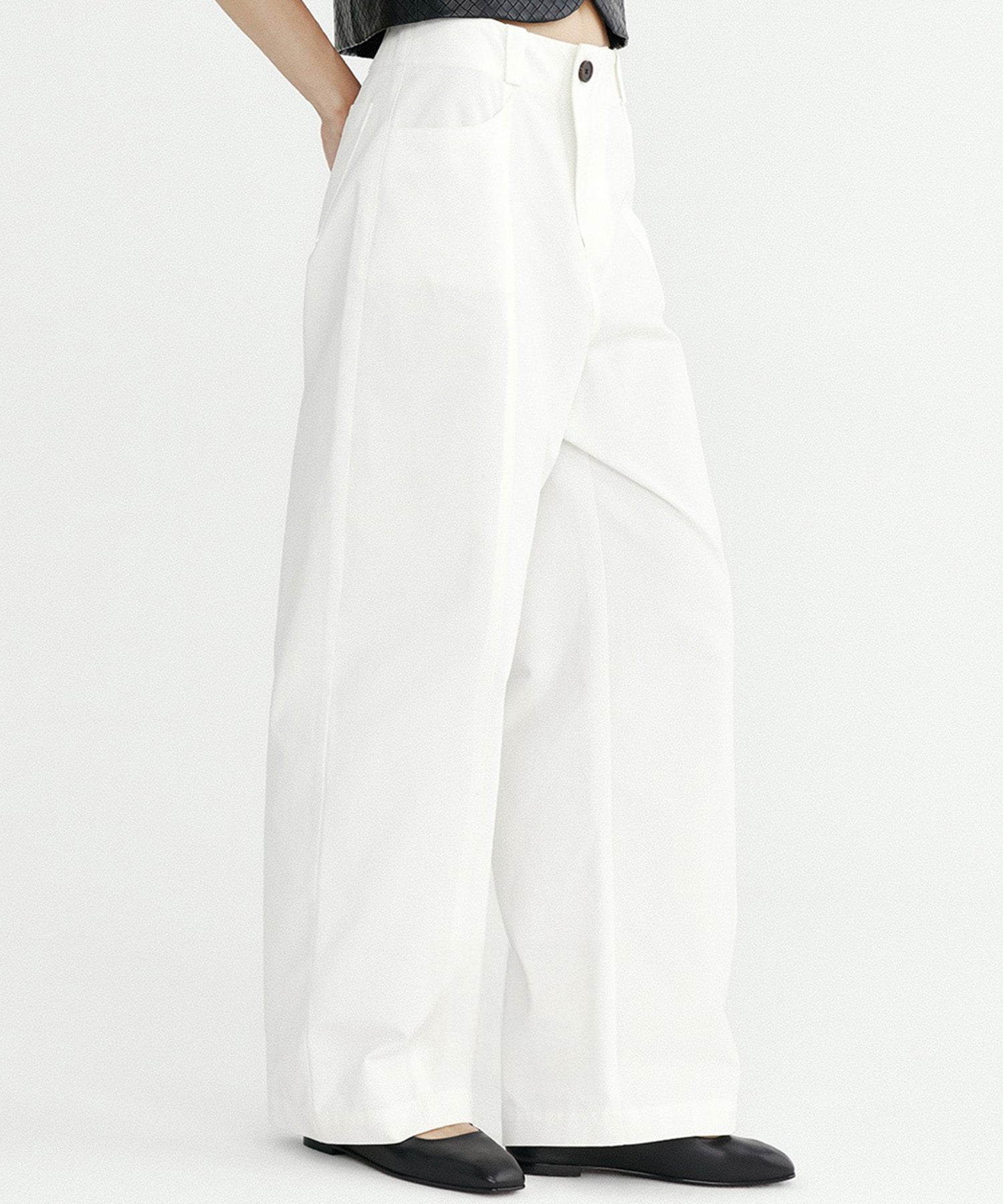 デザイン ワイドパンツ