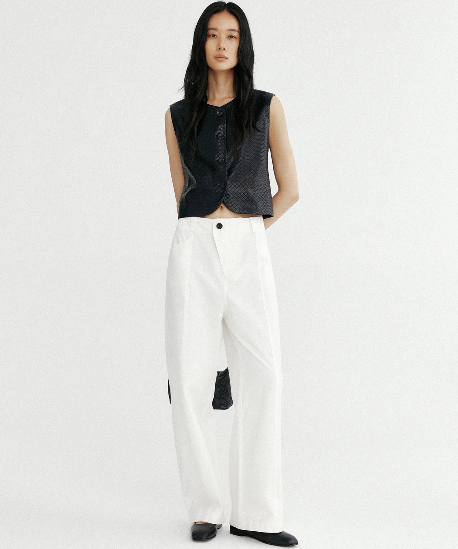 デザイン ワイドパンツ