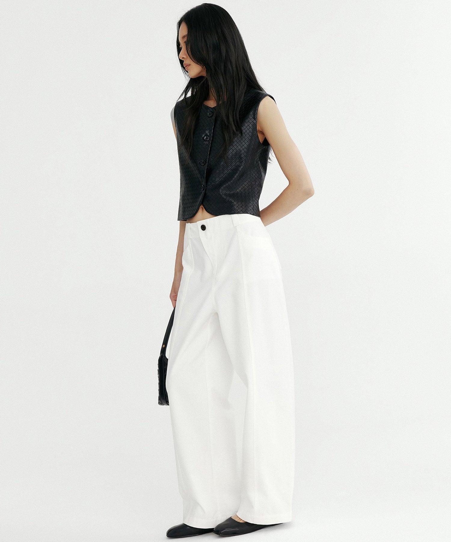 デザイン ワイドパンツ