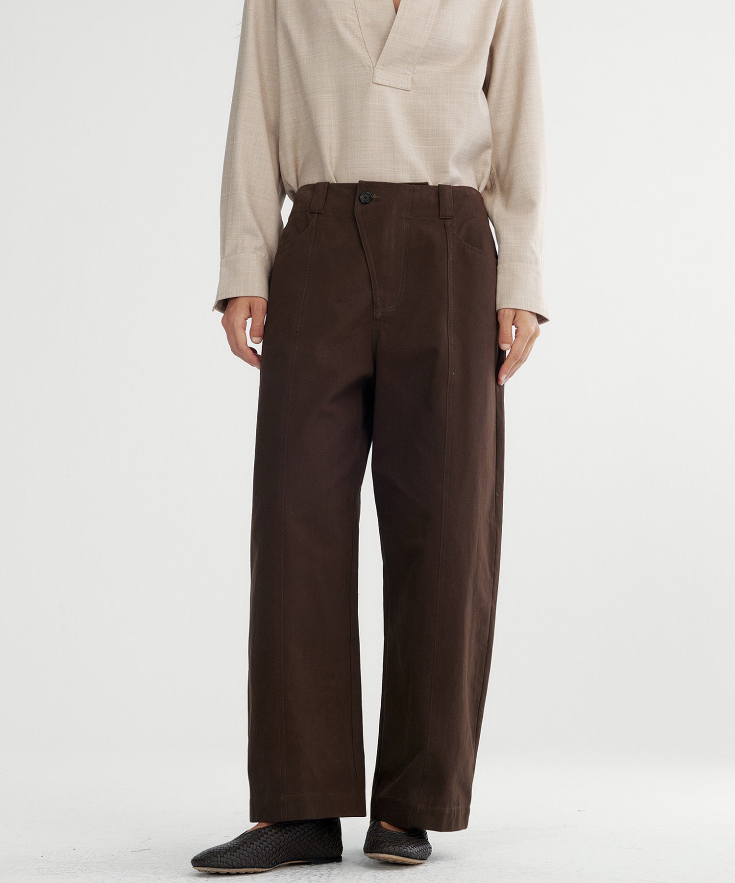 デザイン ワイドパンツ