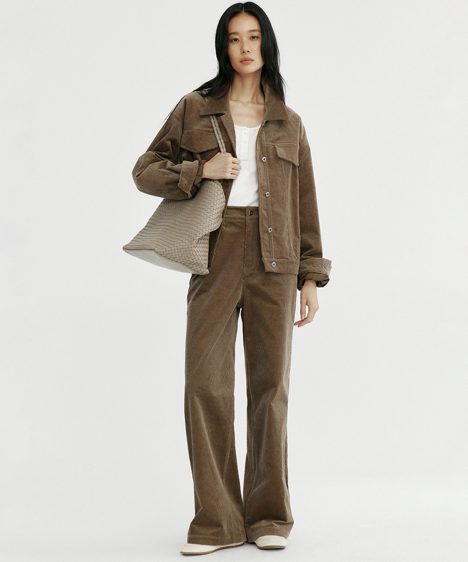 【12月上旬お届け予約商品】ストレッチコーデュロイパンツ