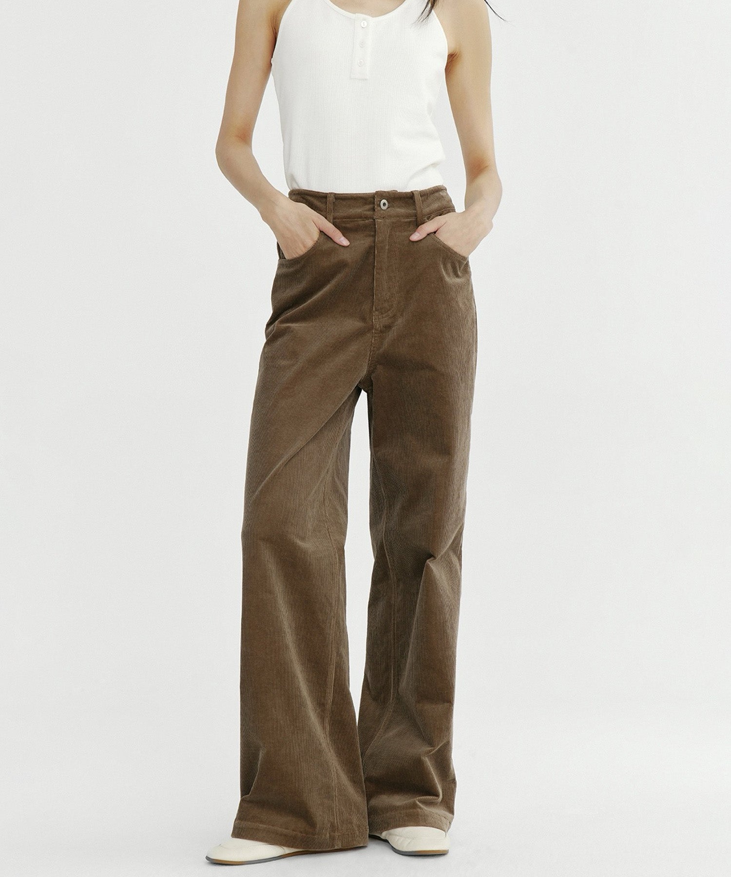 【12月上旬お届け予約商品】ストレッチコーデュロイパンツ